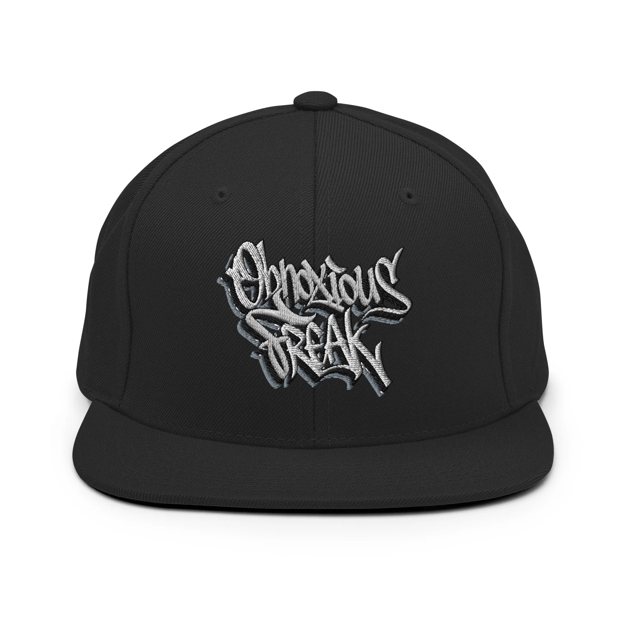 Obnoxious Freak Graffiti Tag Snapback Hat - Image 8