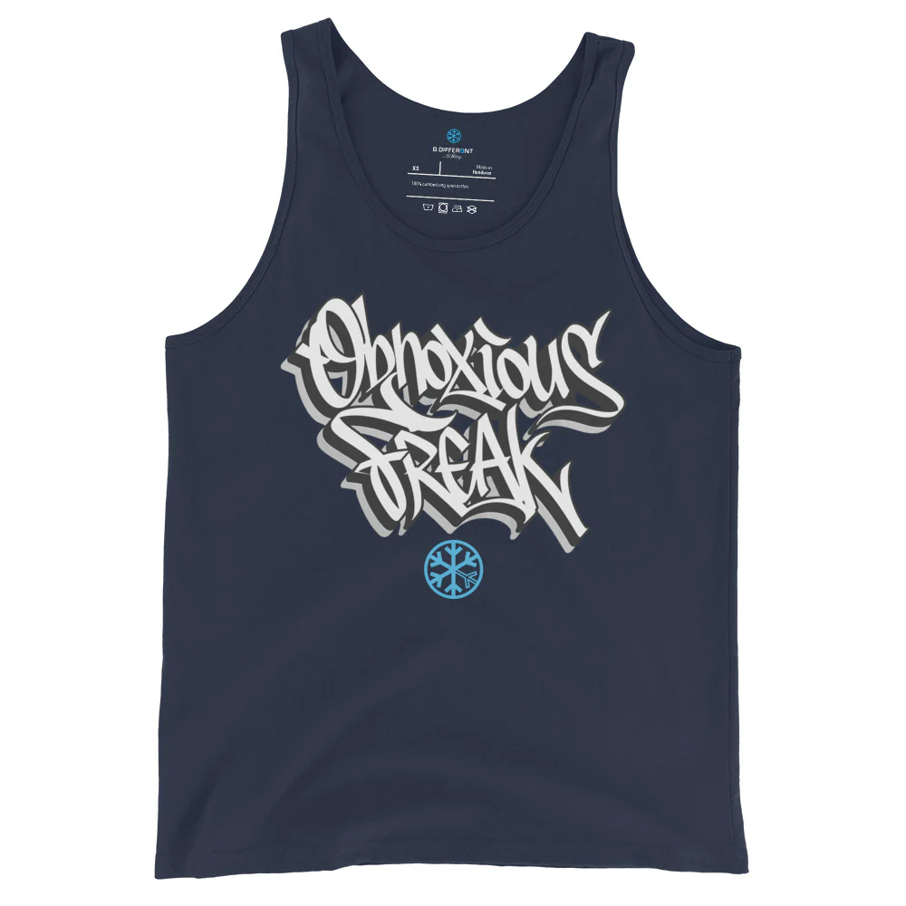 Obnoxious Freak Graffiti Tag Tank Top - Image 3