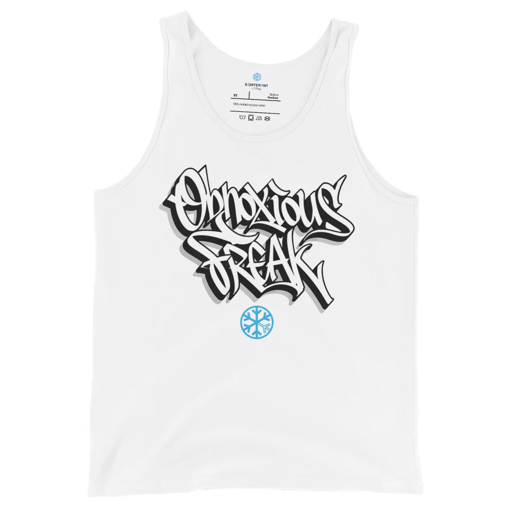 Obnoxious Freak Graffiti Tag Tank Top - Image 7