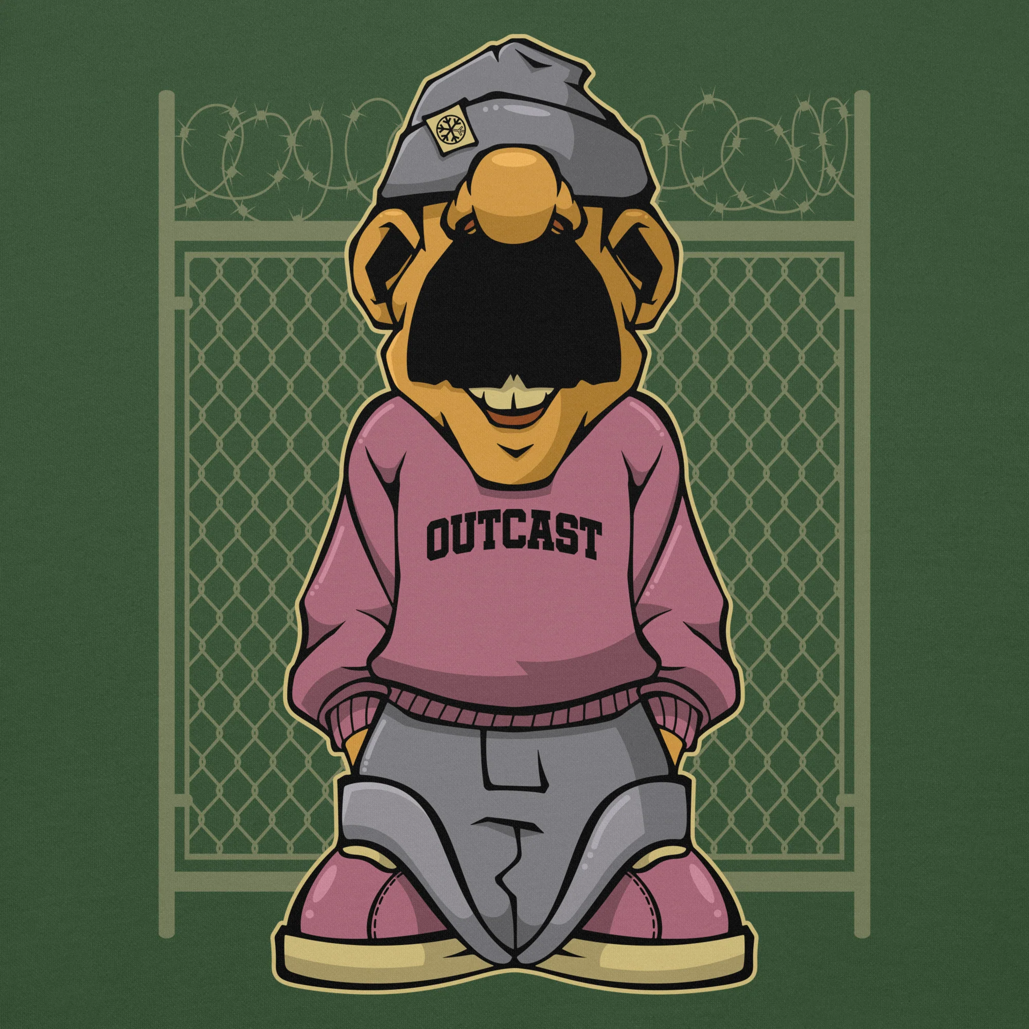 Outcast Graffiti Character Sweatshirt - Image 30