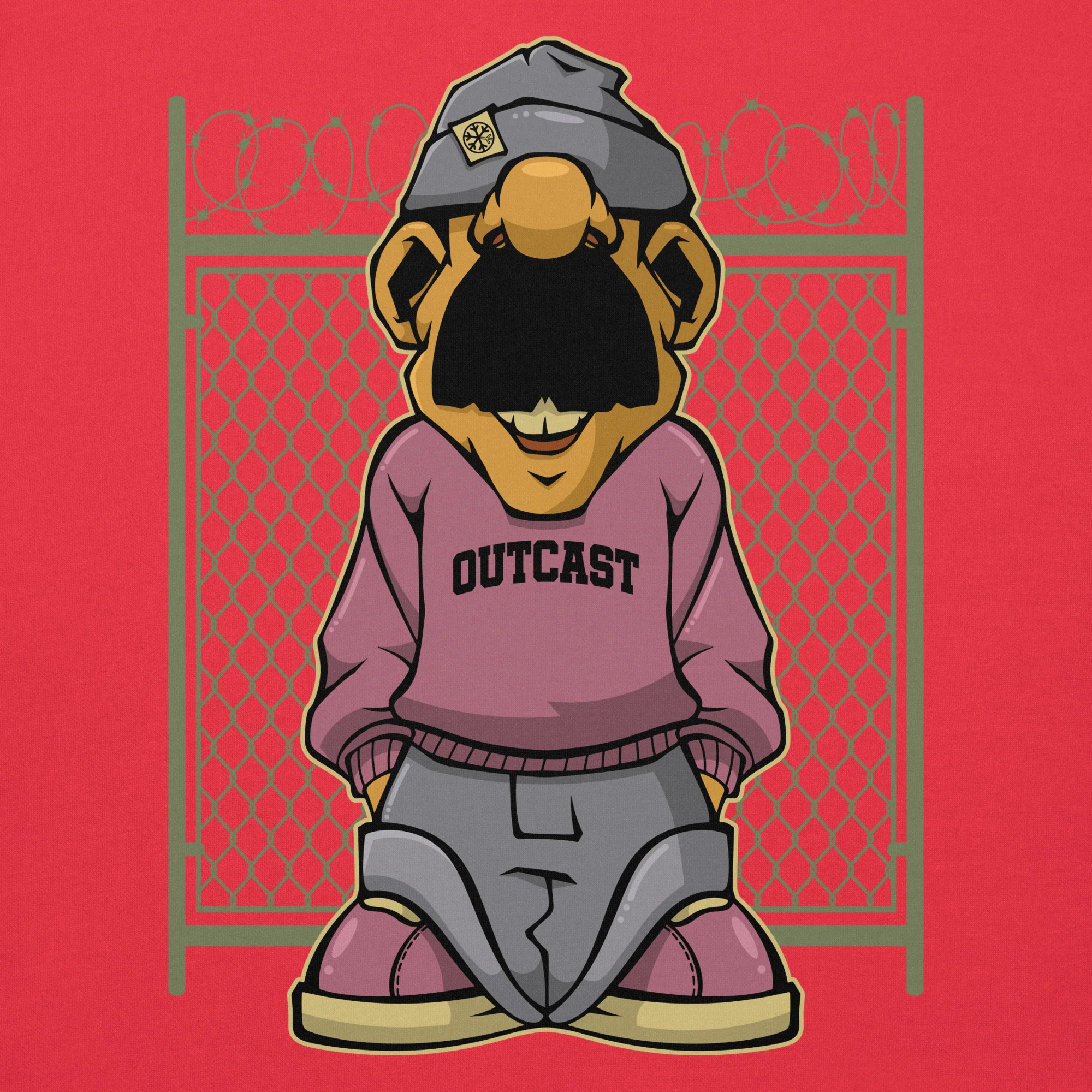Outcast Graffiti Character Sweatshirt - Image 37