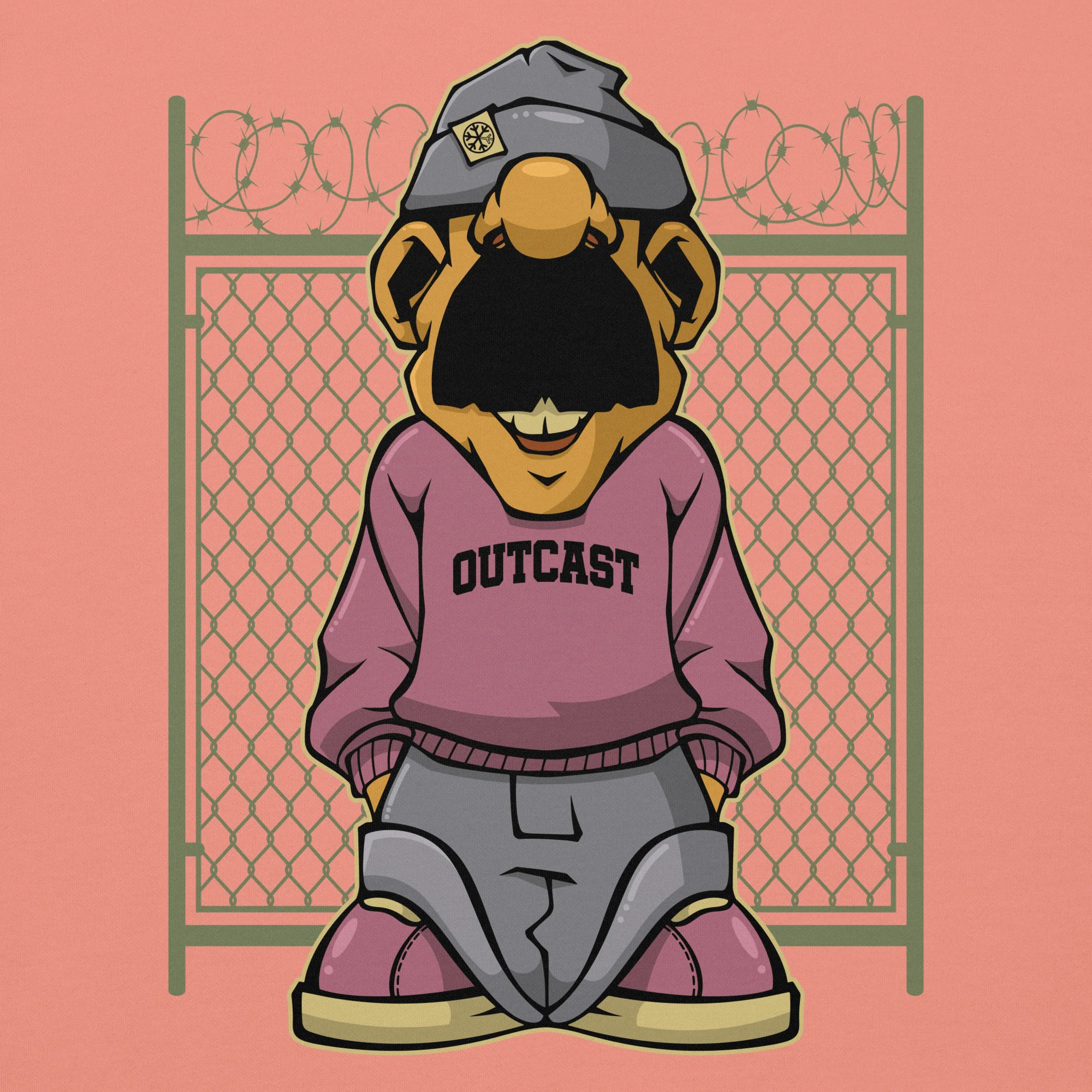 Outcast Graffiti Character Sweatshirt - Image 44