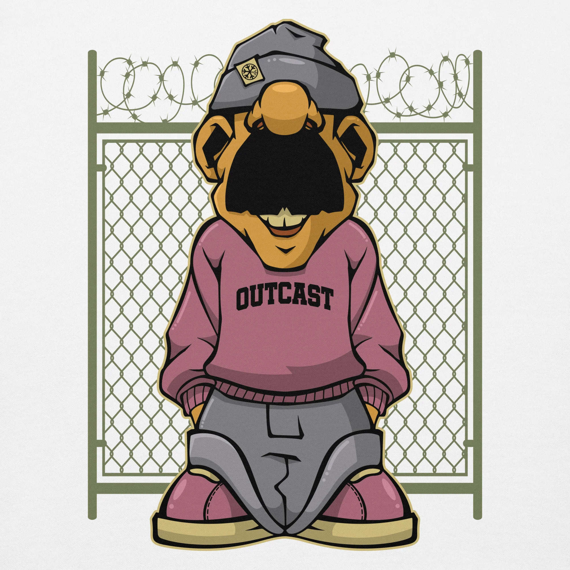 Outcast Graffiti Character Sweatshirt - Image 51