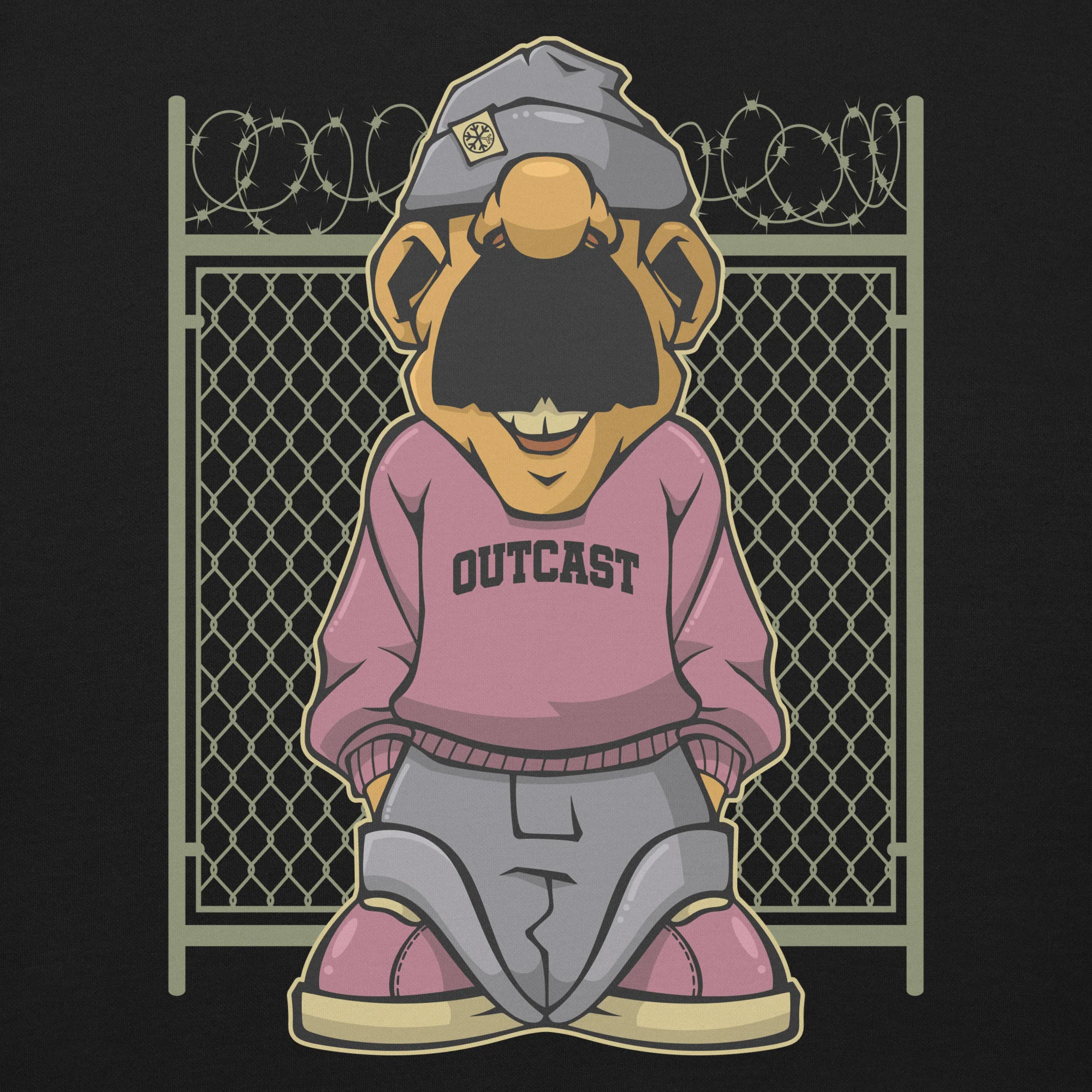 Outcast Graffiti Character Sweatshirt - Image 9