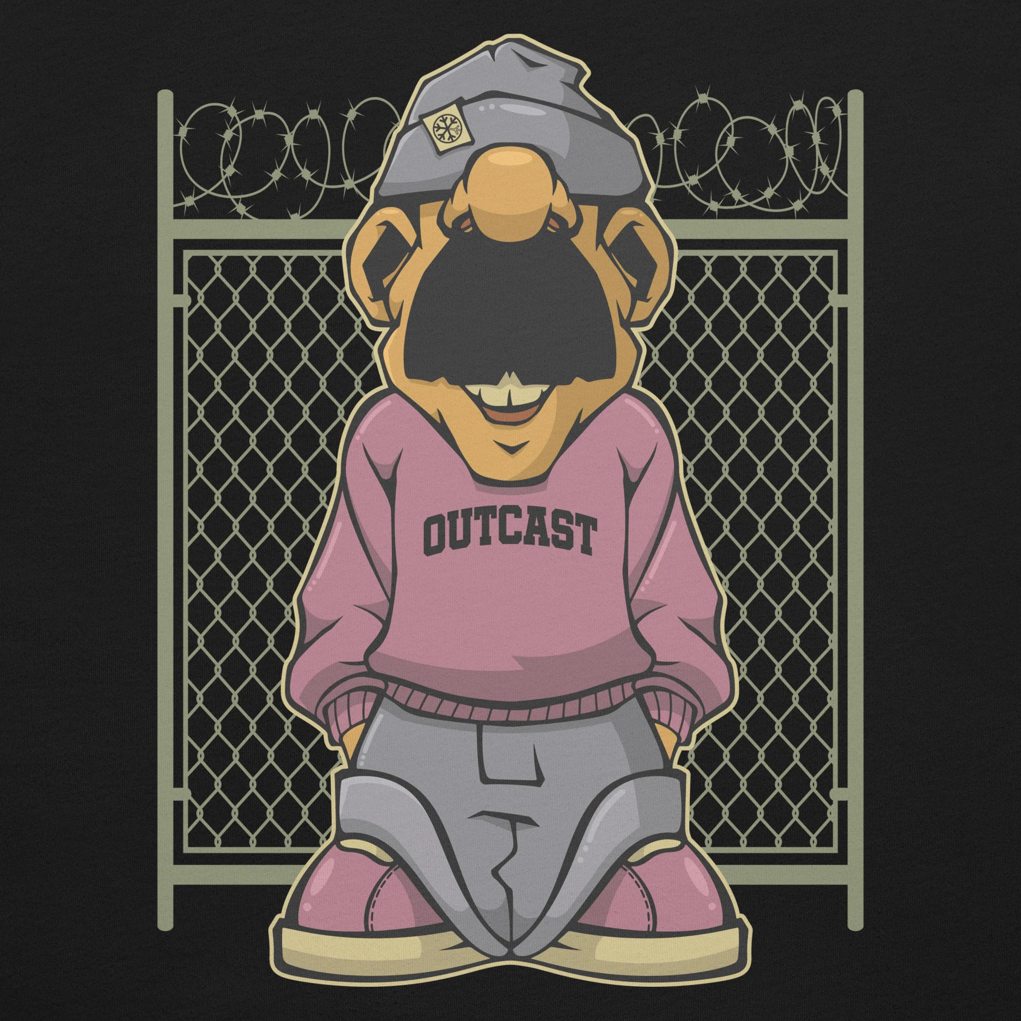 Outcast Graffiti Character Tee - Image 2