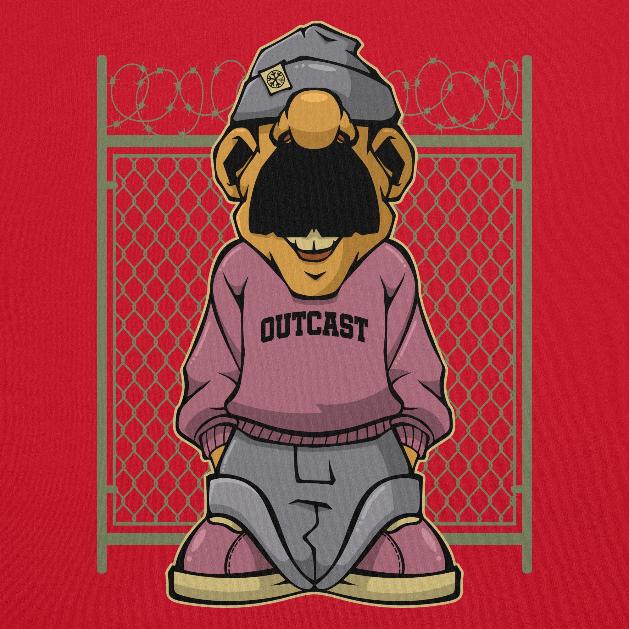 Outcast Graffiti Character Tee - Image 30