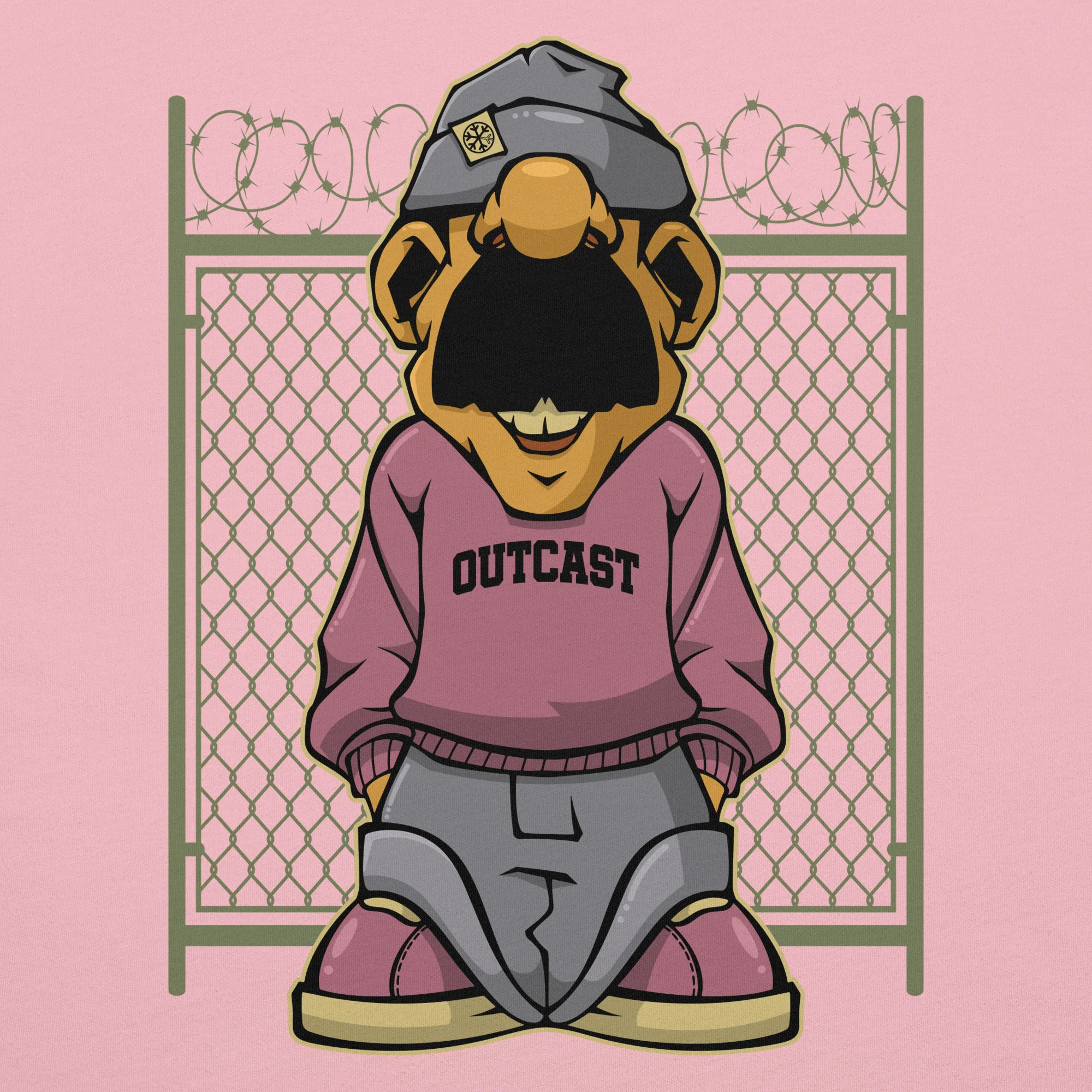 Outcast Graffiti Character Tee - Image 37