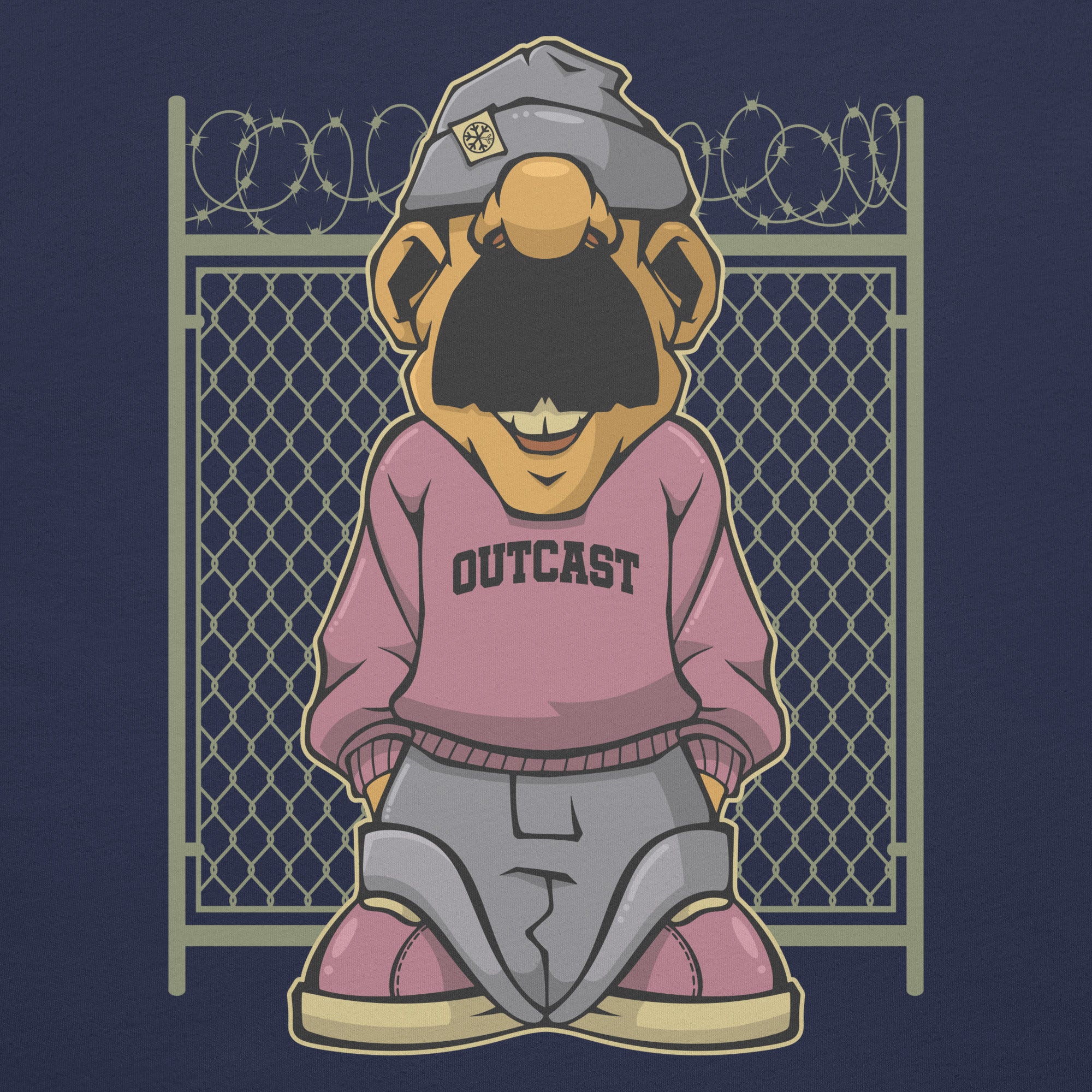 Outcast Graffiti Character Tee - Image 9