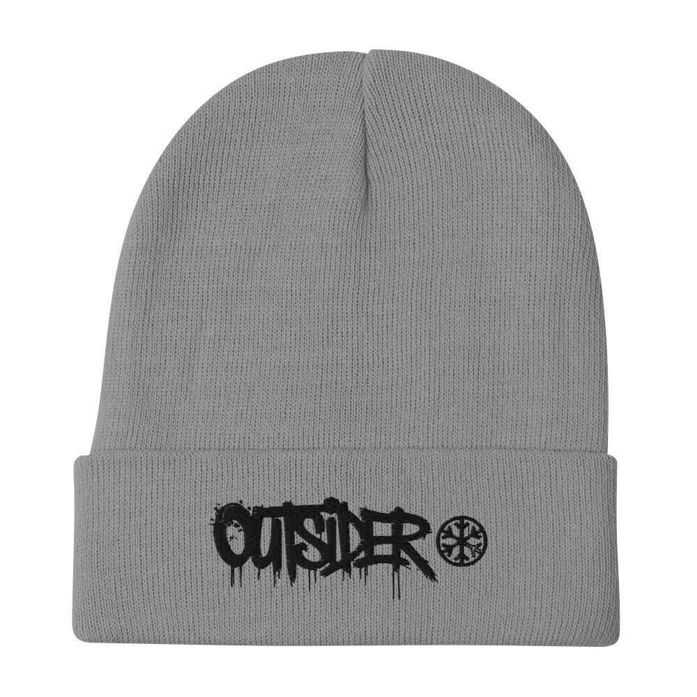 Outsider Graffiti Tag Beanie Hat - Image 6