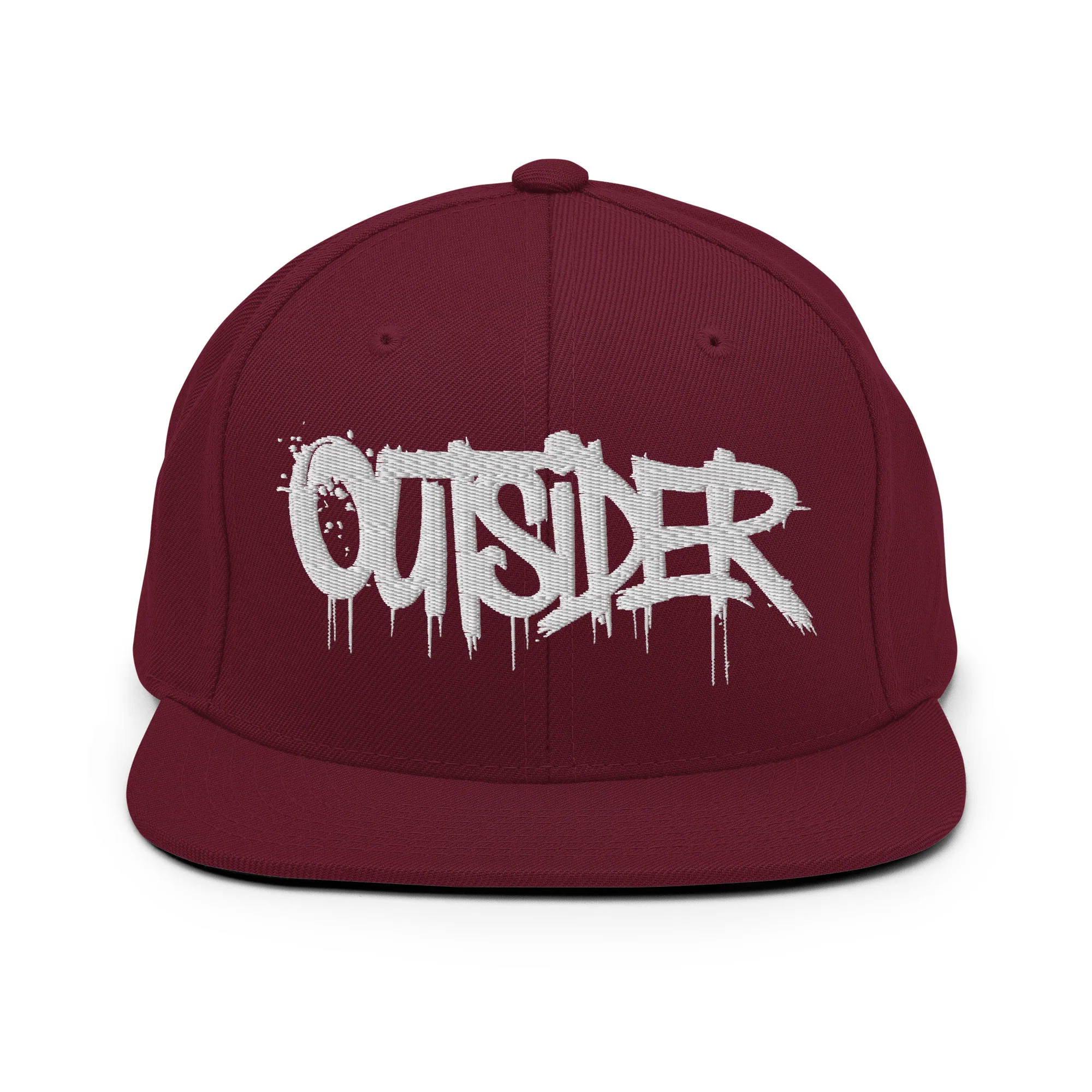 Outsider Graffiti Tag Snapback Hat - Image 15