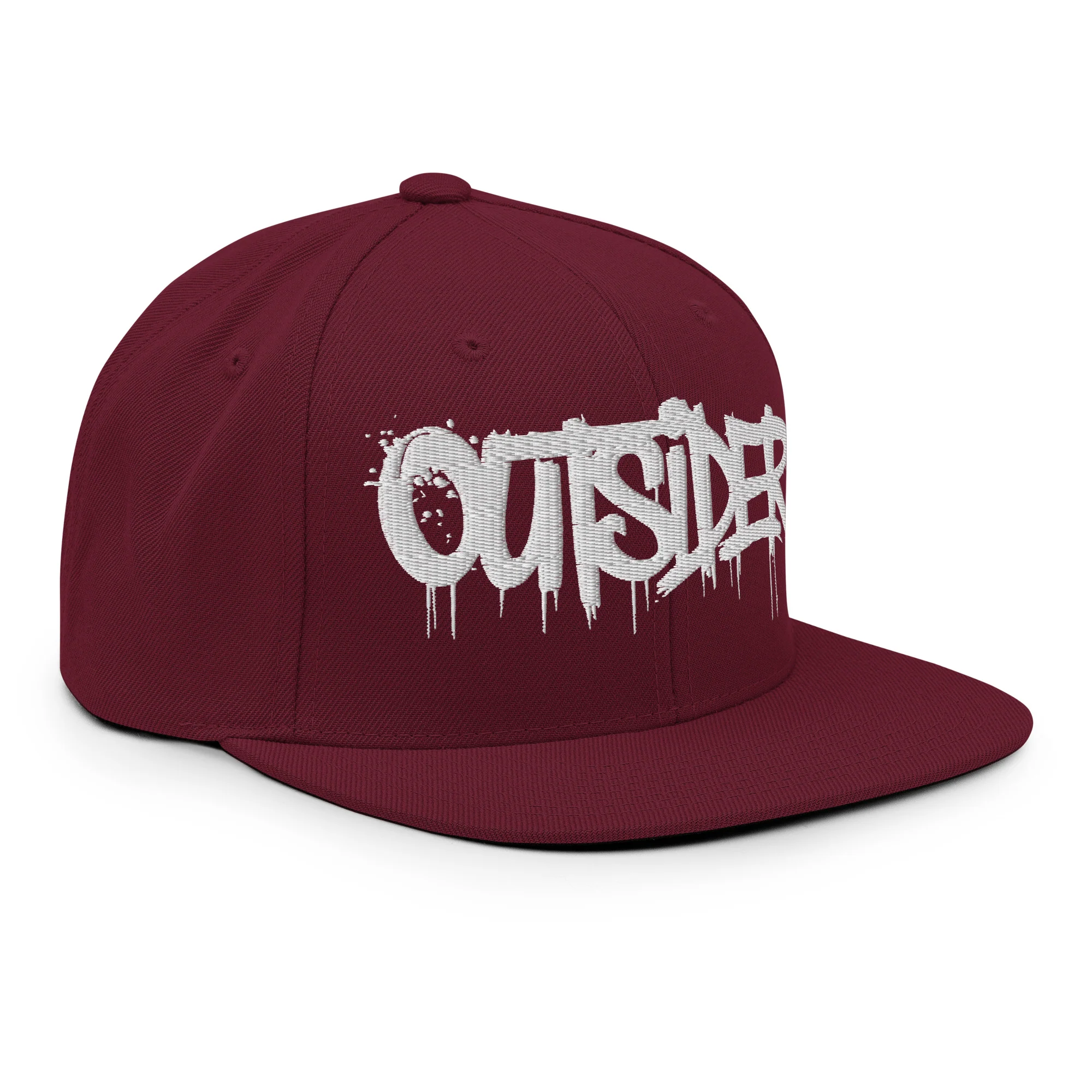 Outsider Graffiti Tag Snapback Hat - Image 20