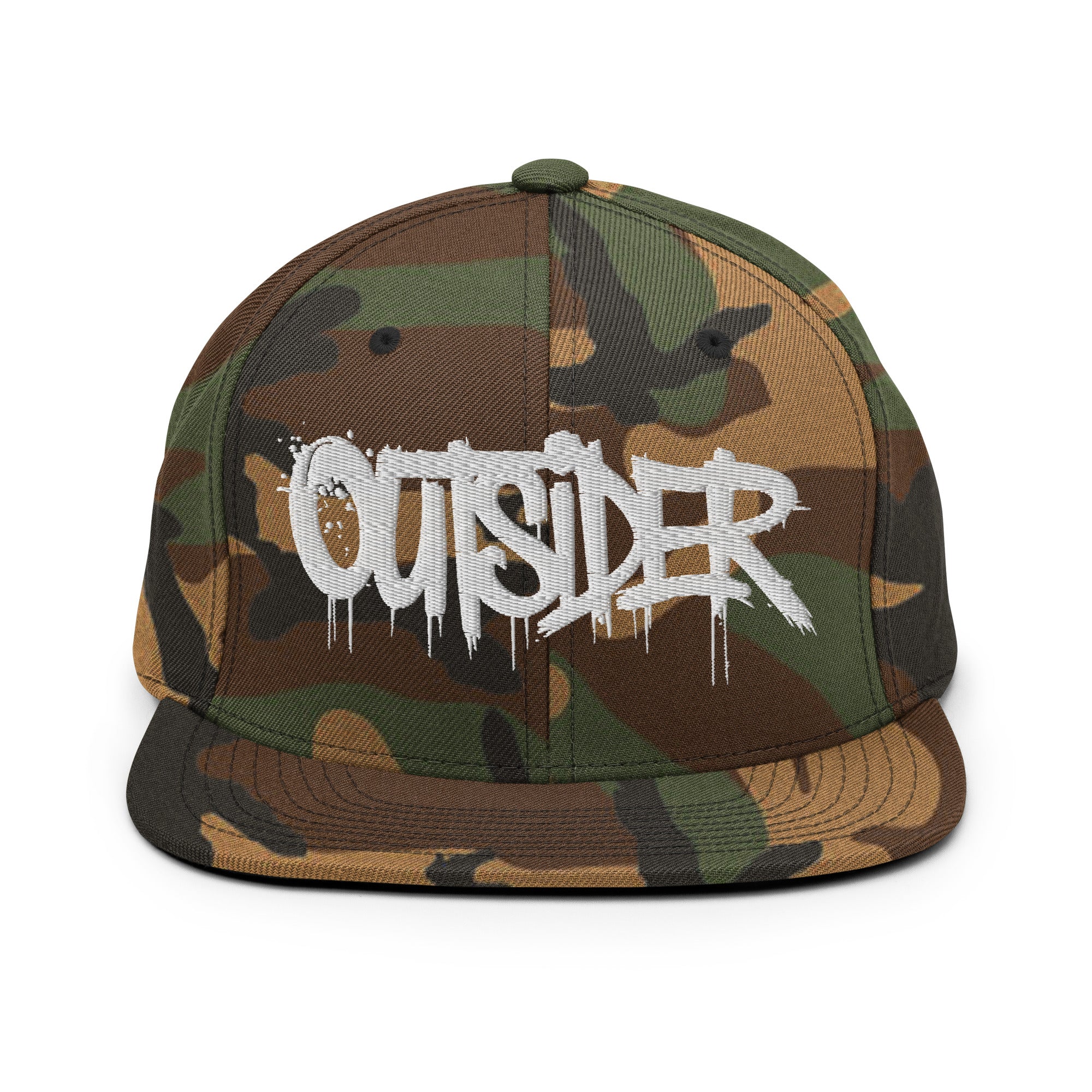 Outsider Graffiti Tag Snapback Hat - Image 36