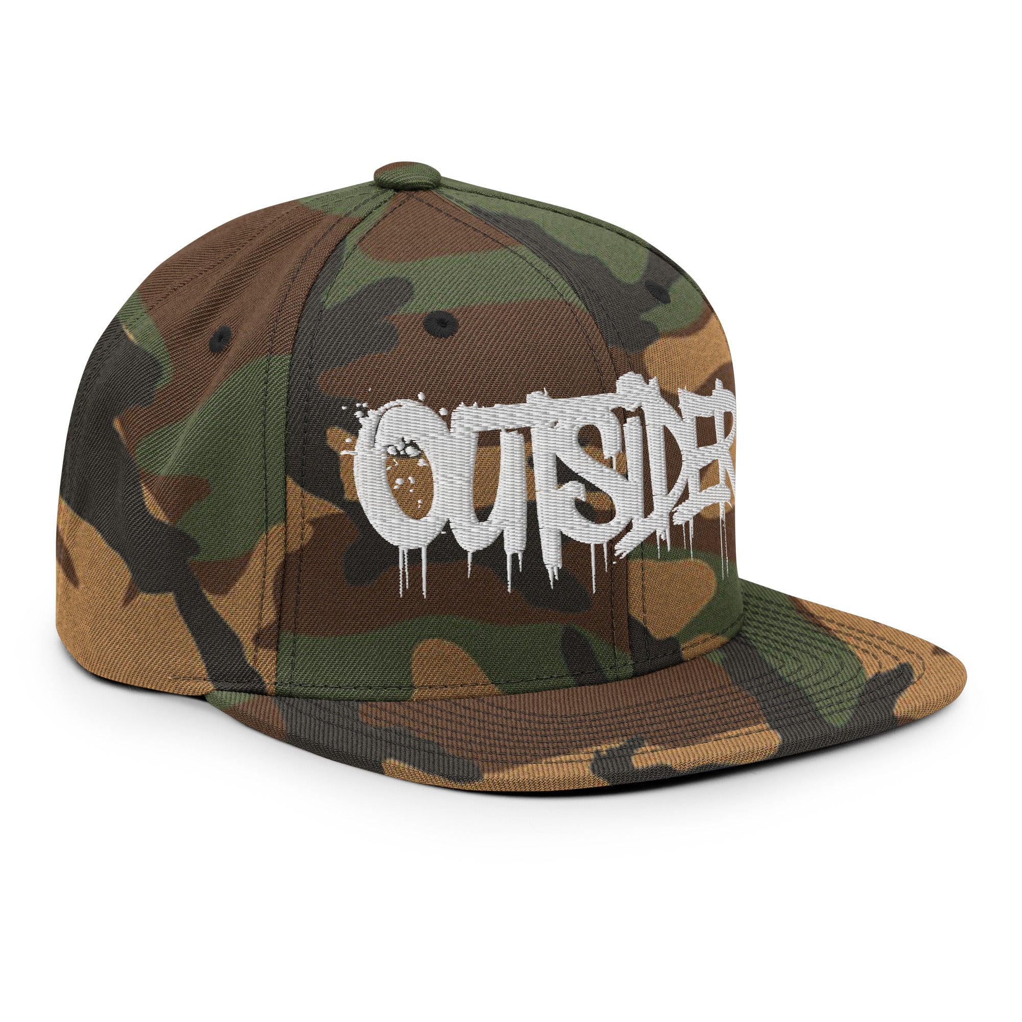 Outsider Graffiti Tag Snapback Hat - Image 41