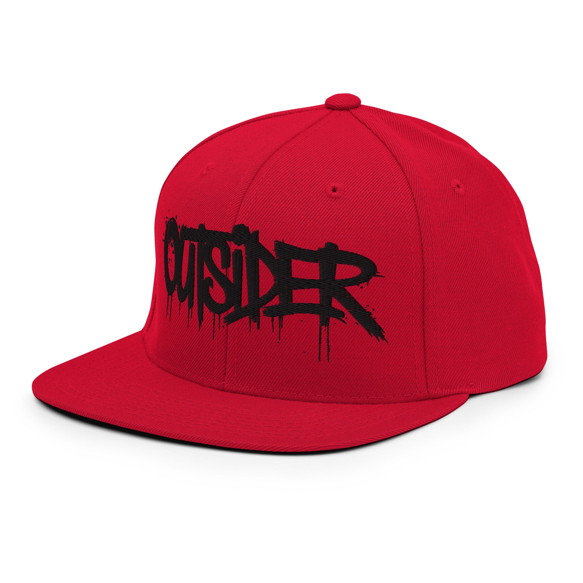 Outsider Graffiti Tag Snapback Hat - Image 53