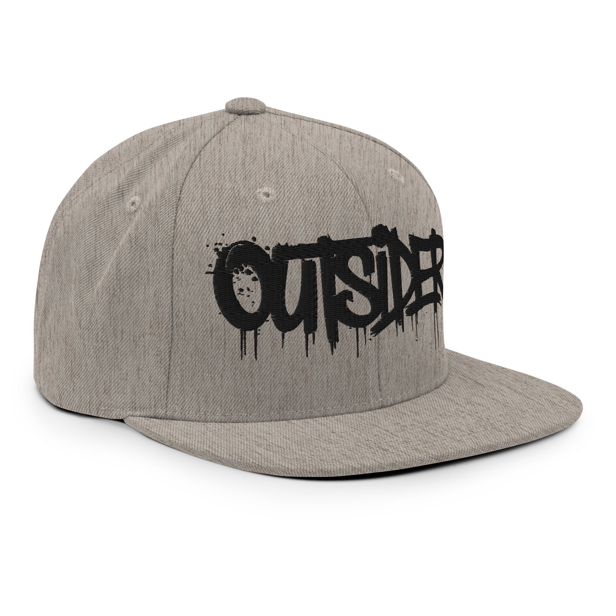 Outsider Graffiti Tag Snapback Hat - Image 62