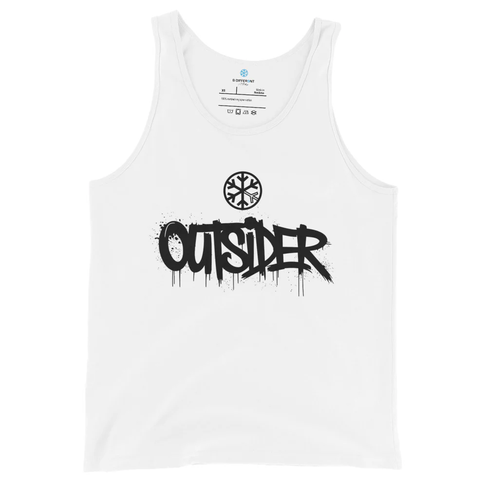Outsider Graffiti Tag Tank Top - Image 11