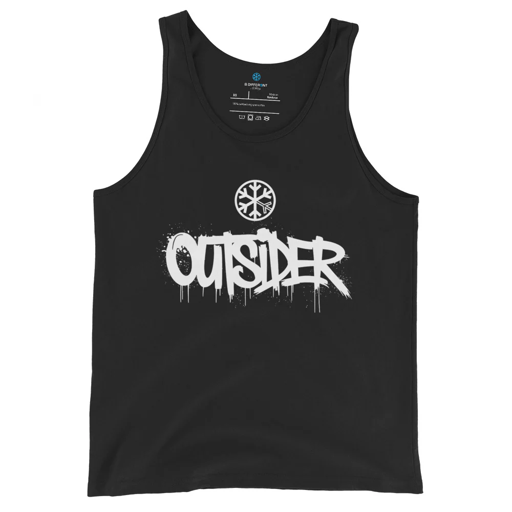 Outsider Graffiti Tag Tank Top - Image 3