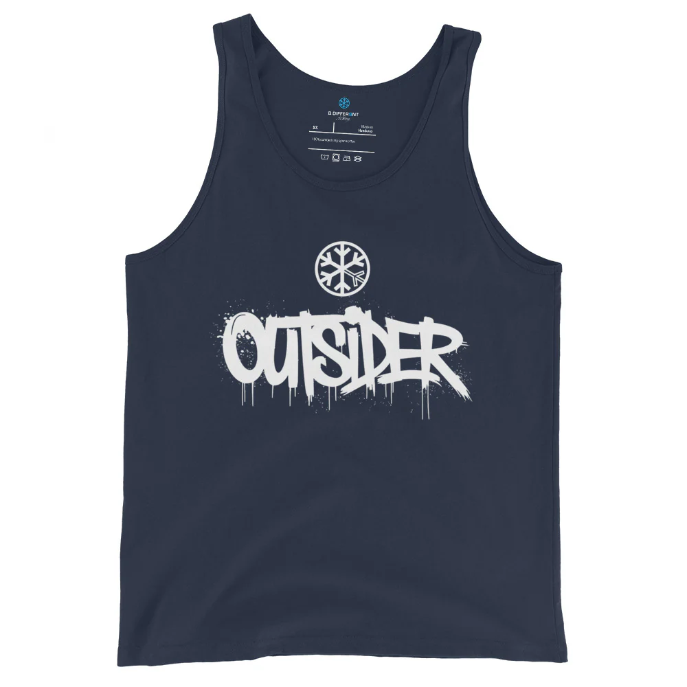 Outsider Graffiti Tag Tank Top - Image 5