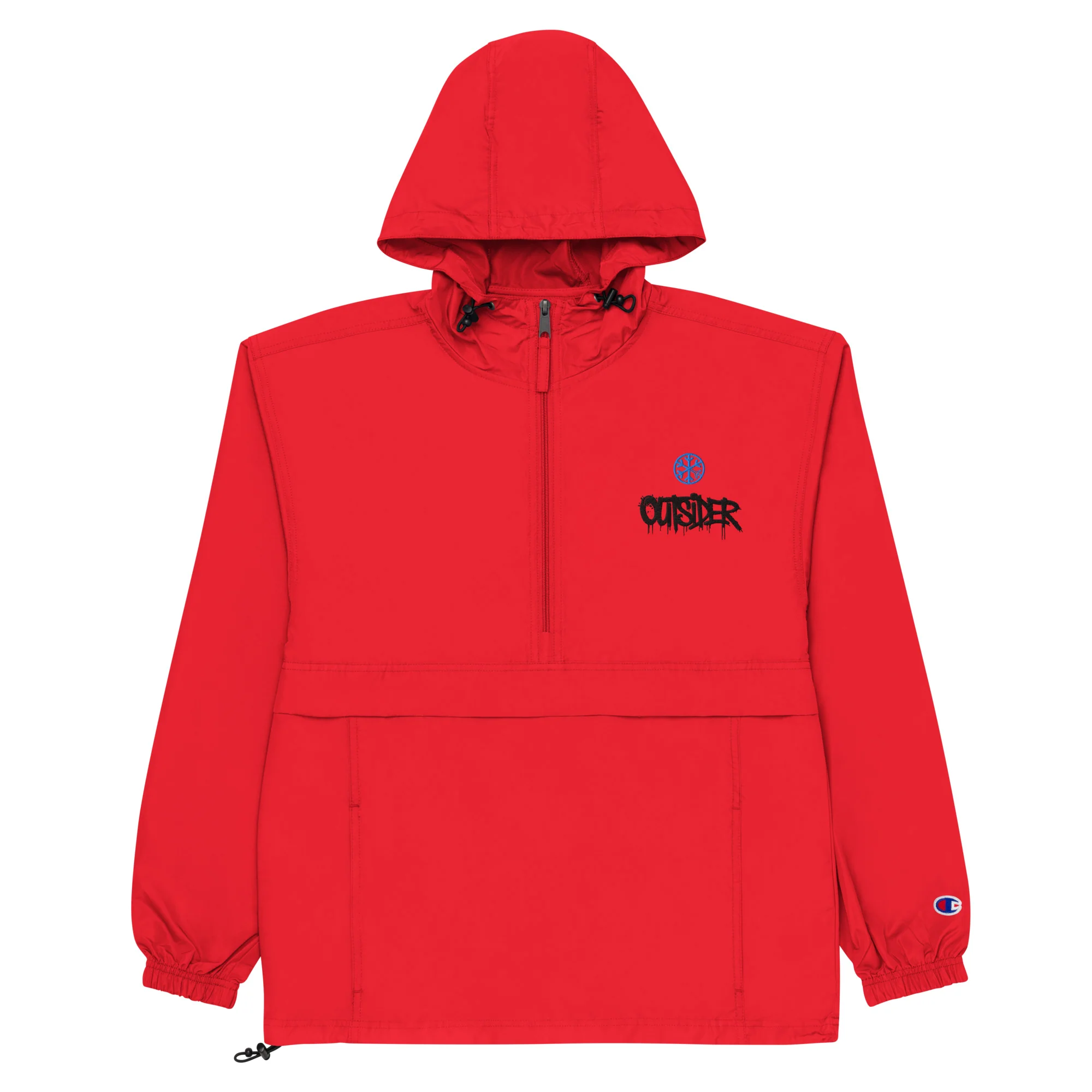 Outsider Graffiti Tag Windbreaker Jacket - Image 7