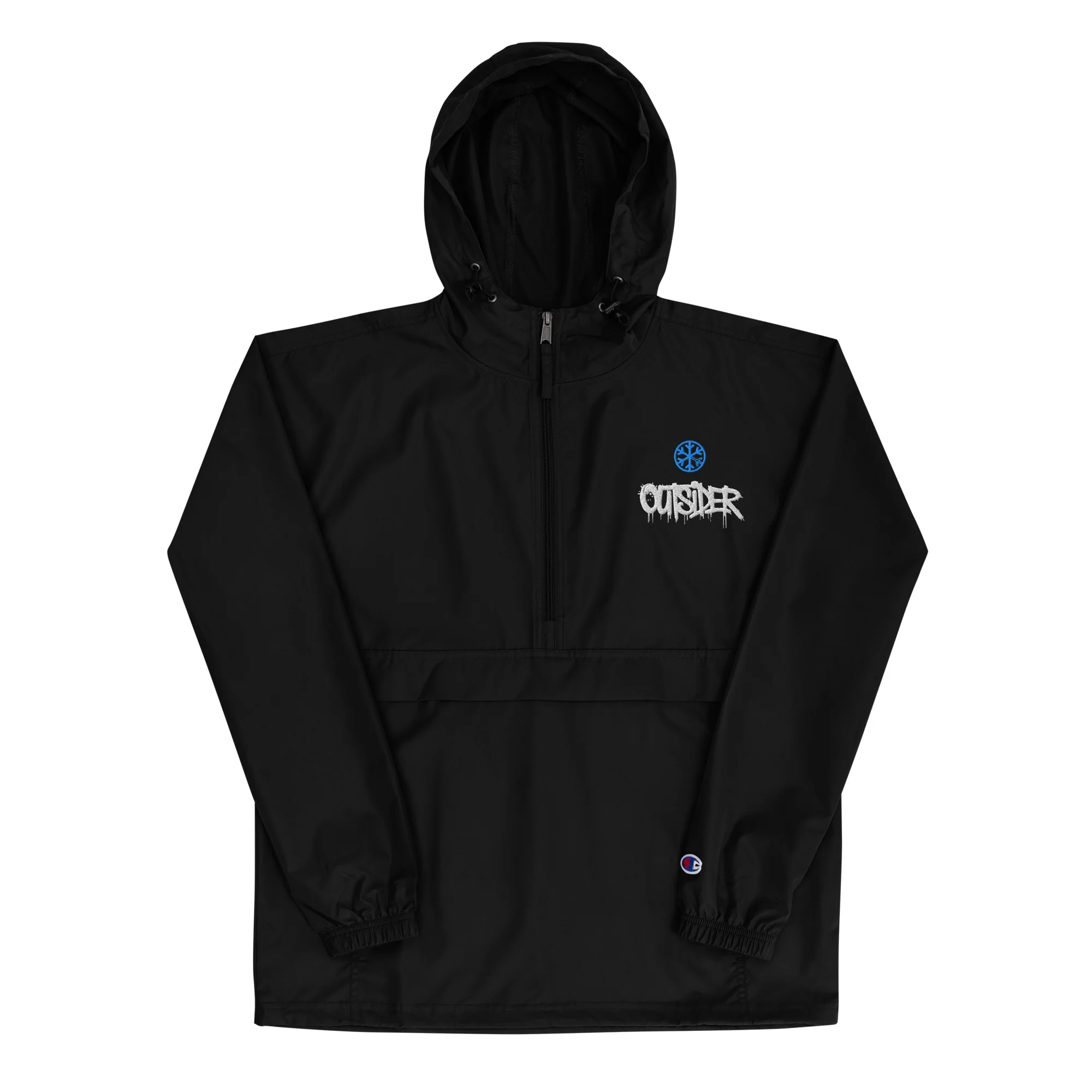 Outsider Graffiti Tag Windbreaker Jacket - Image 8