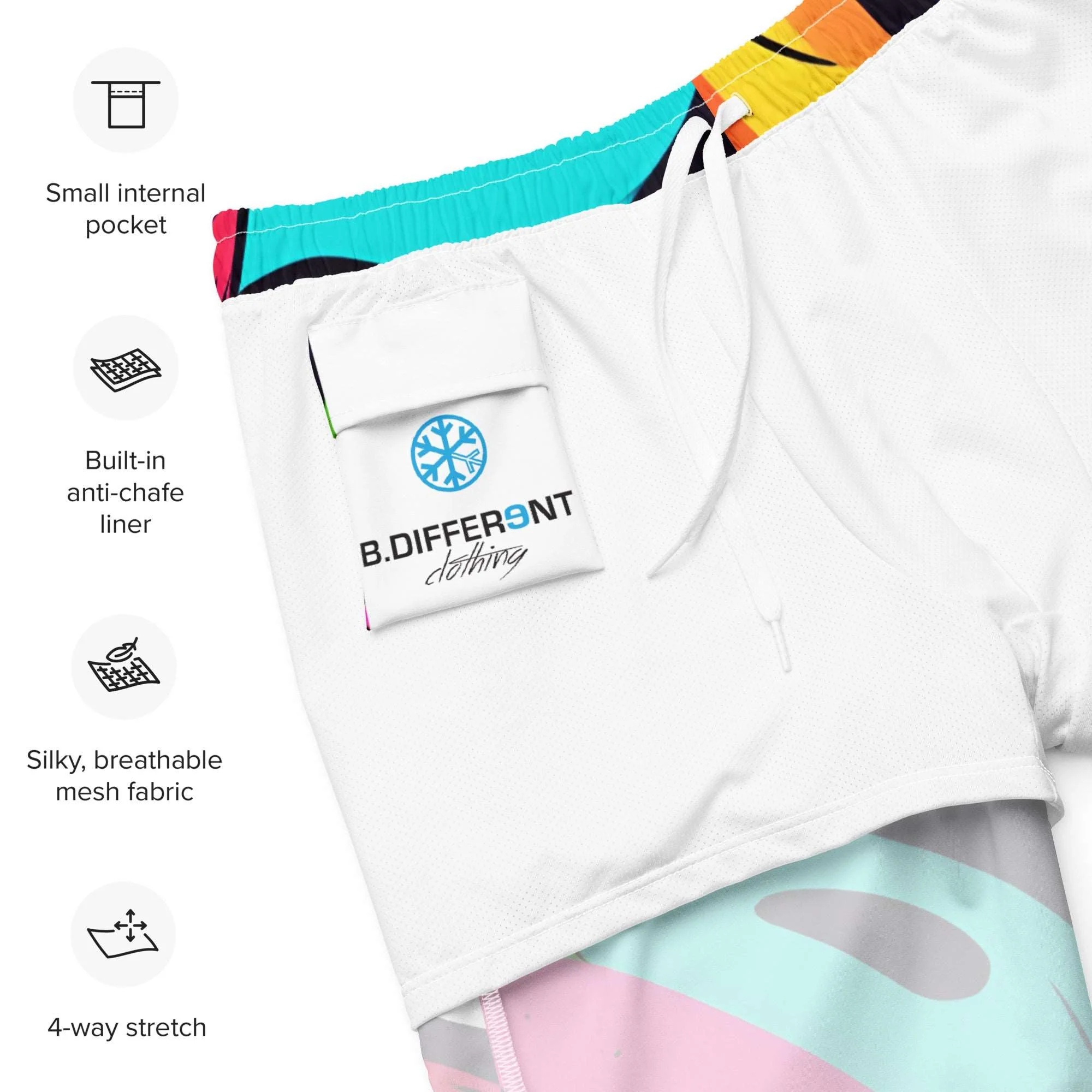 Paint Blend Swim Shorts - Image 5