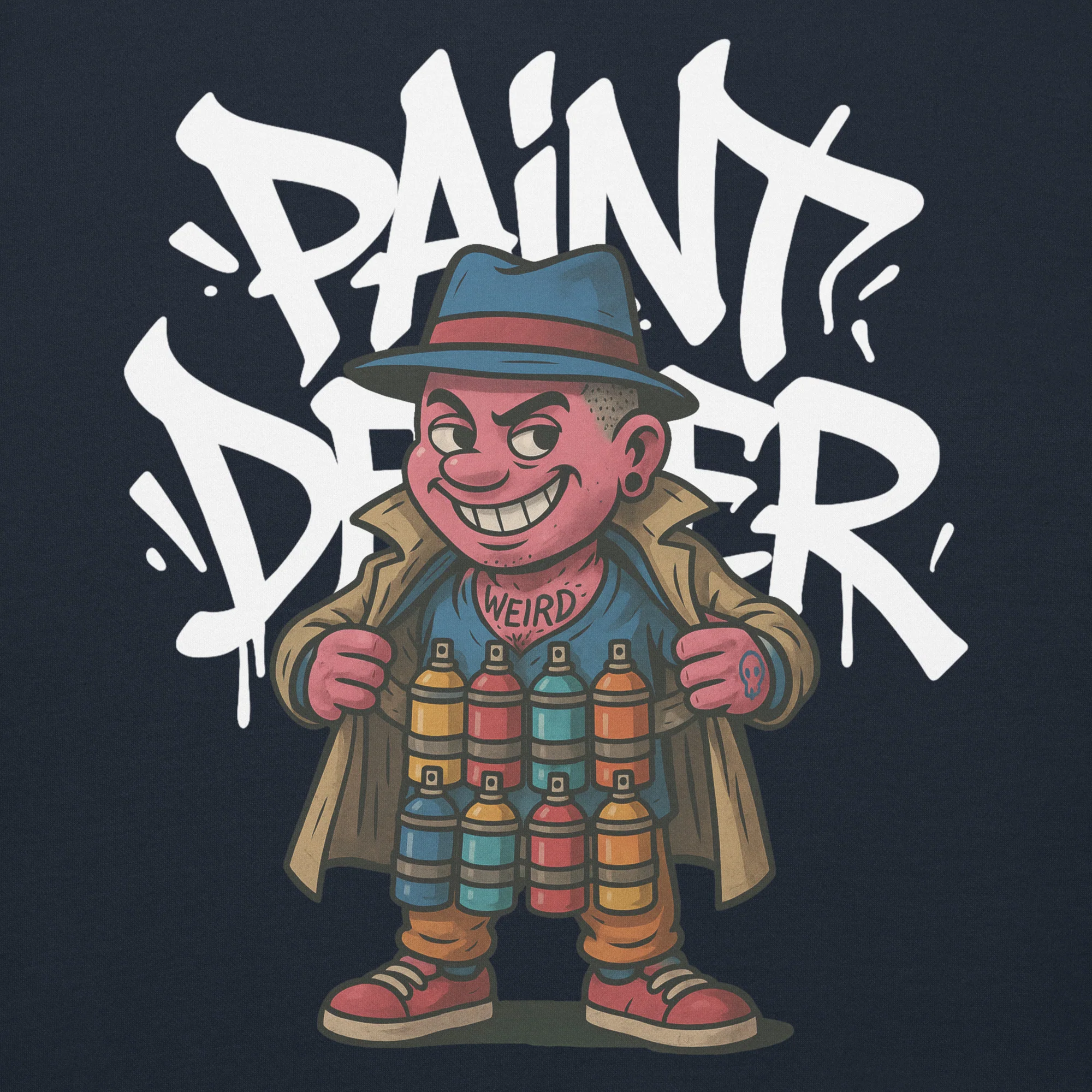 Paint Dealer Graffiti Character Hoodie - Image 15
