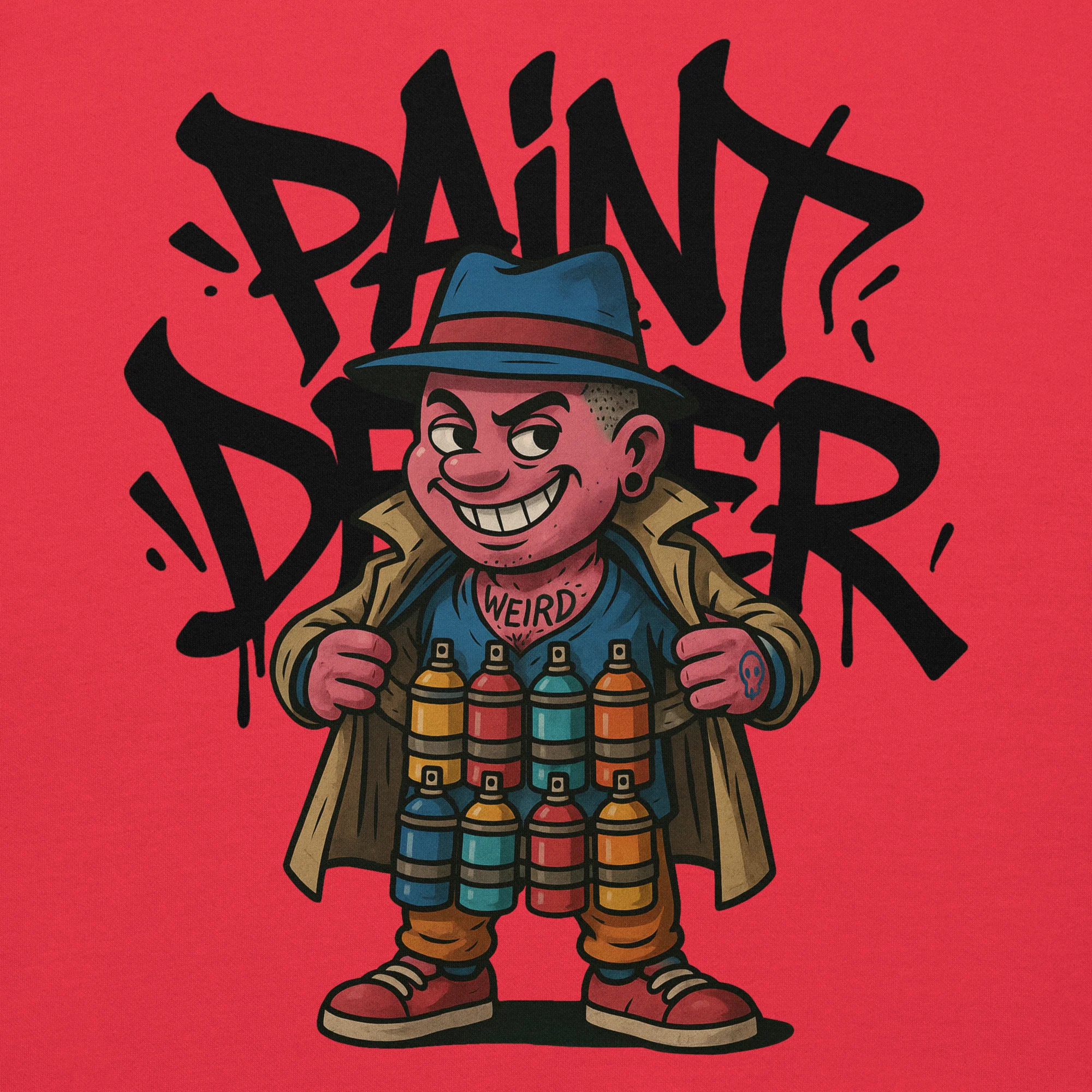 Paint Dealer Graffiti Character Hoodie - Image 29