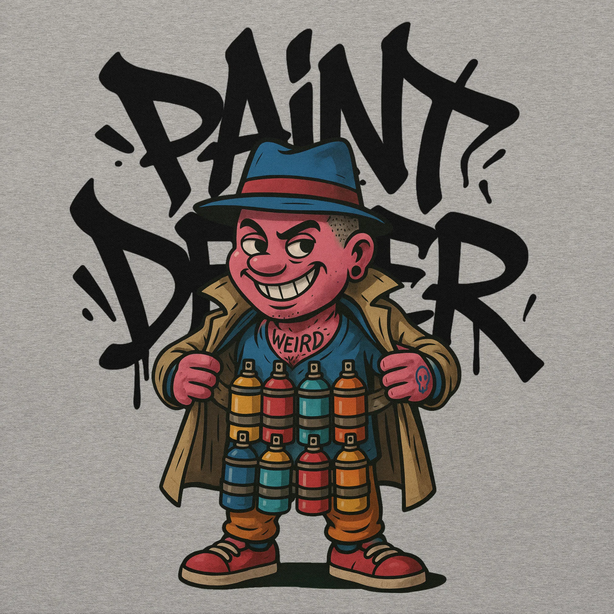Paint Dealer Graffiti Character Hoodie - Image 43