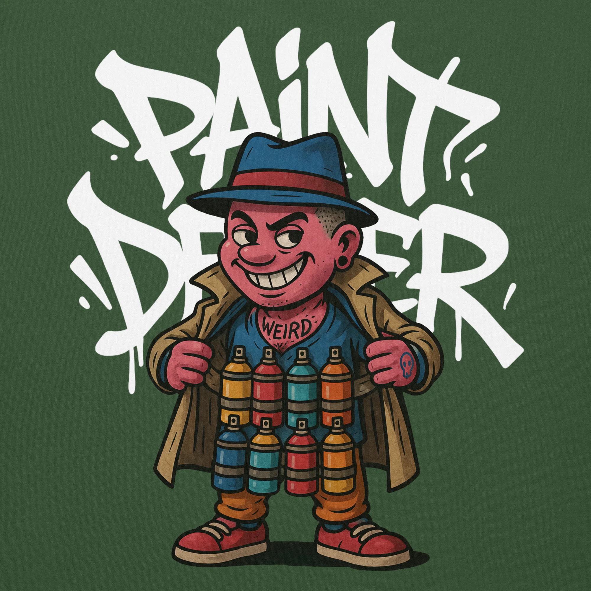 Paint Dealer Graffiti Character Sweatshirt - Image 23