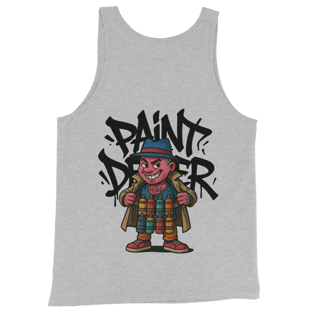 Paint Dealer Graffiti Character Tank Top - Image 10