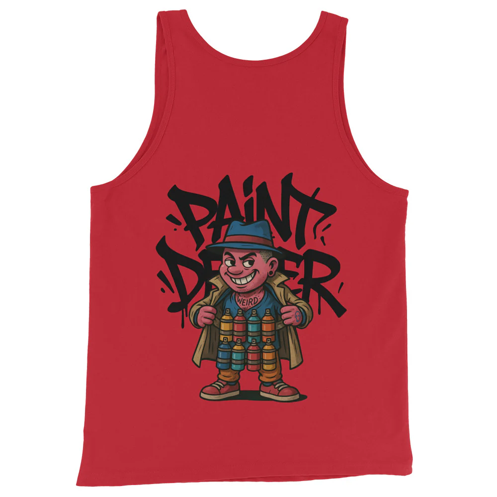 Paint Dealer Graffiti Character Tank Top - Image 11
