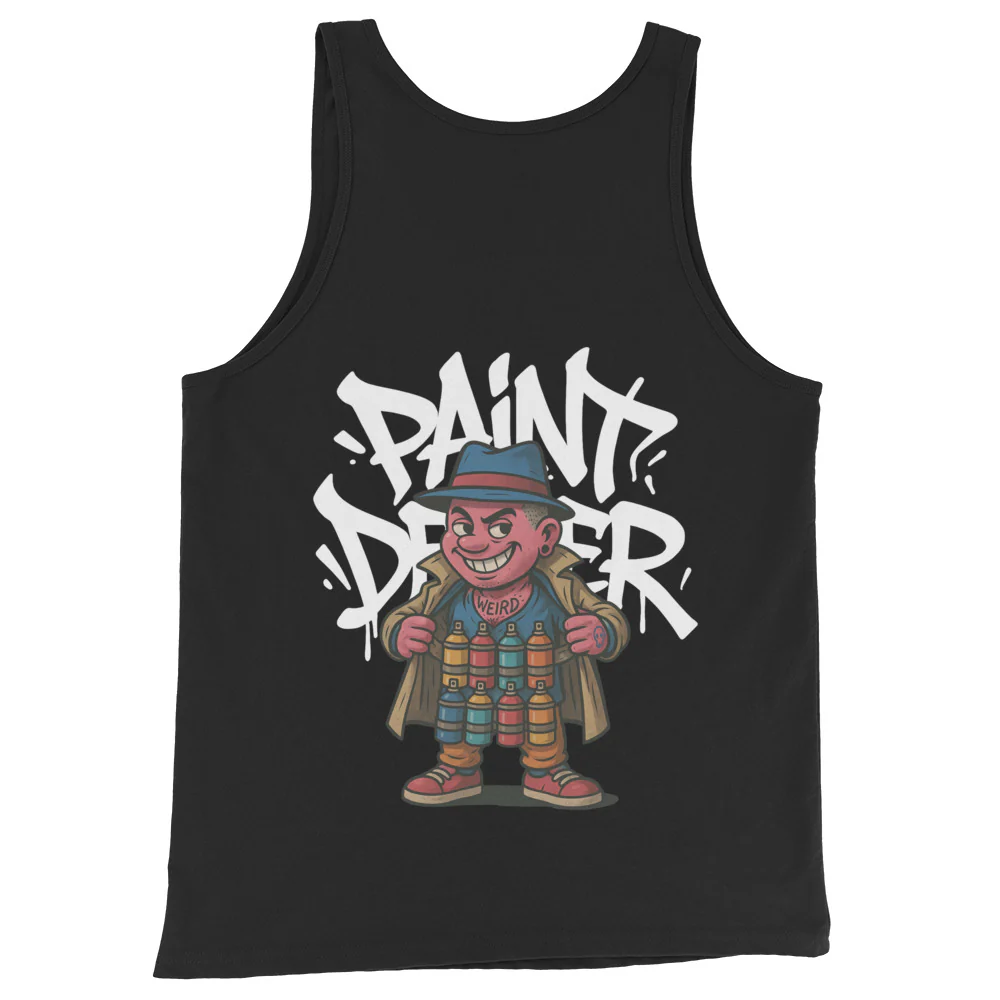 Paint Dealer Graffiti Character Tank Top - Image 3