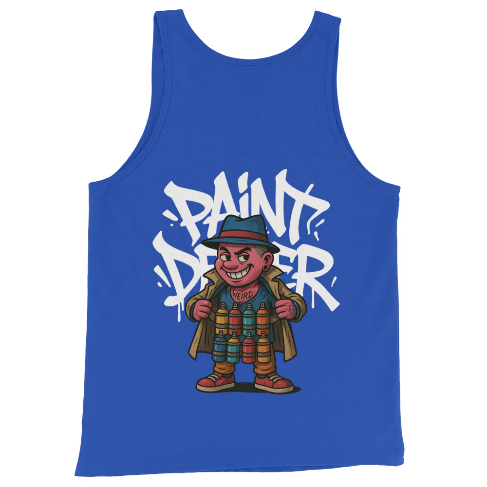Paint Dealer Graffiti Character Tank Top - Image 5