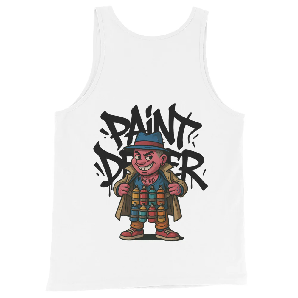 Paint Dealer Graffiti Character Tank Top - Image 7
