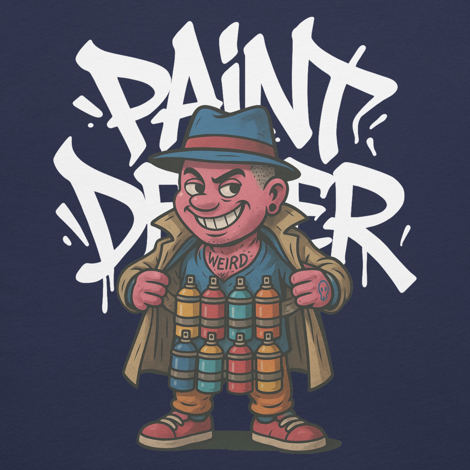 Paint Dealer Graffiti Character Tee - Image 9
