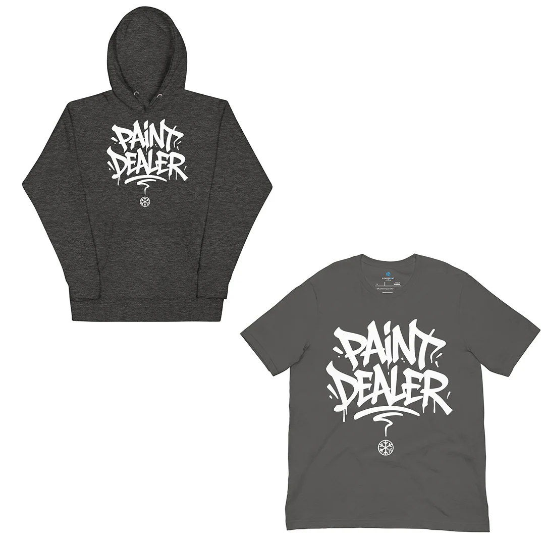 Paint Dealer Graffiti Tag Bundle (Hoodie + Tee) - Image 3