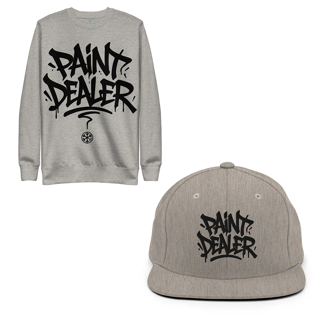 Paint Dealer Graffiti Tag Bundle (Sweatshirt + Snapback) - Image 3