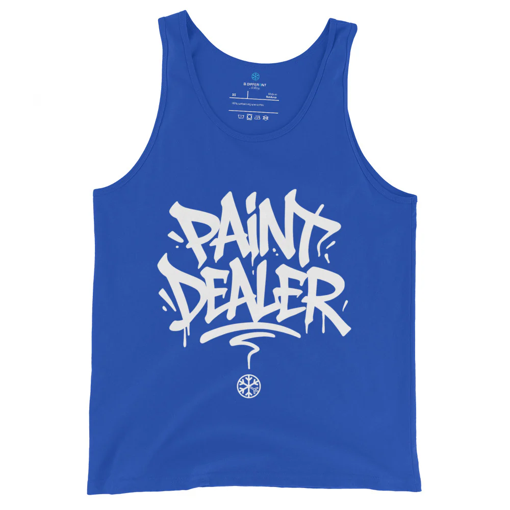 Paint Dealer Graffiti Tag Tank Top - Image 3