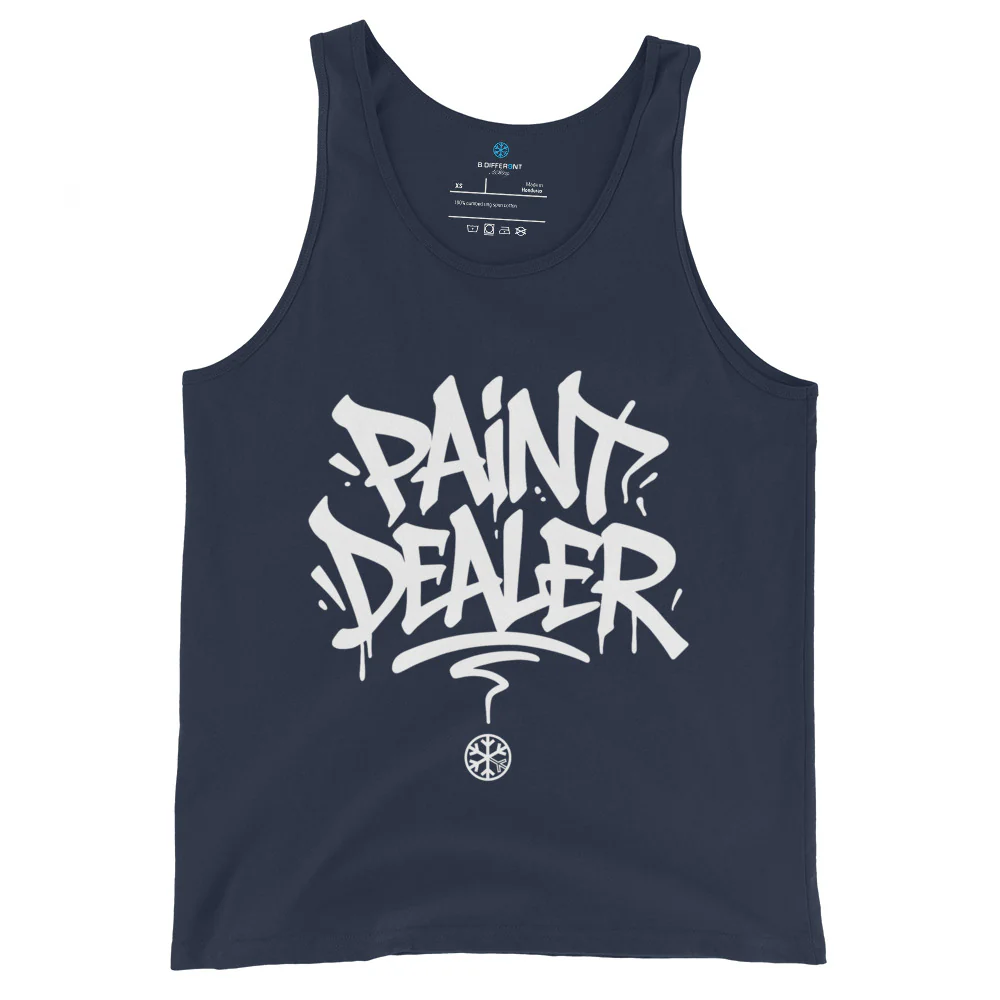 Paint Dealer Graffiti Tag Tank Top - Image 5