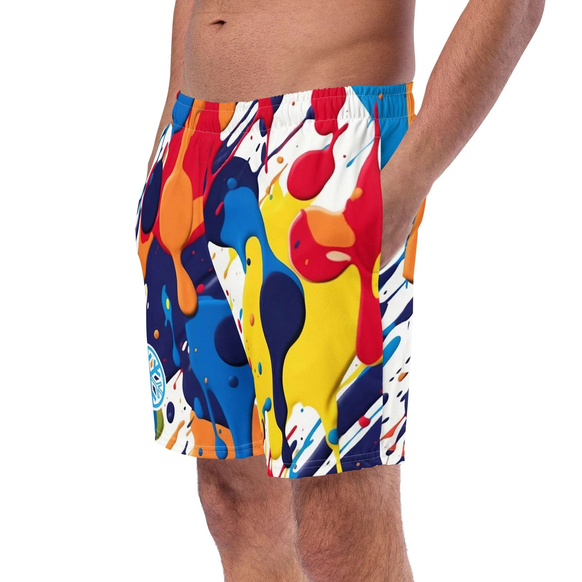 Paint Splashes Swim Shorts - Image 4