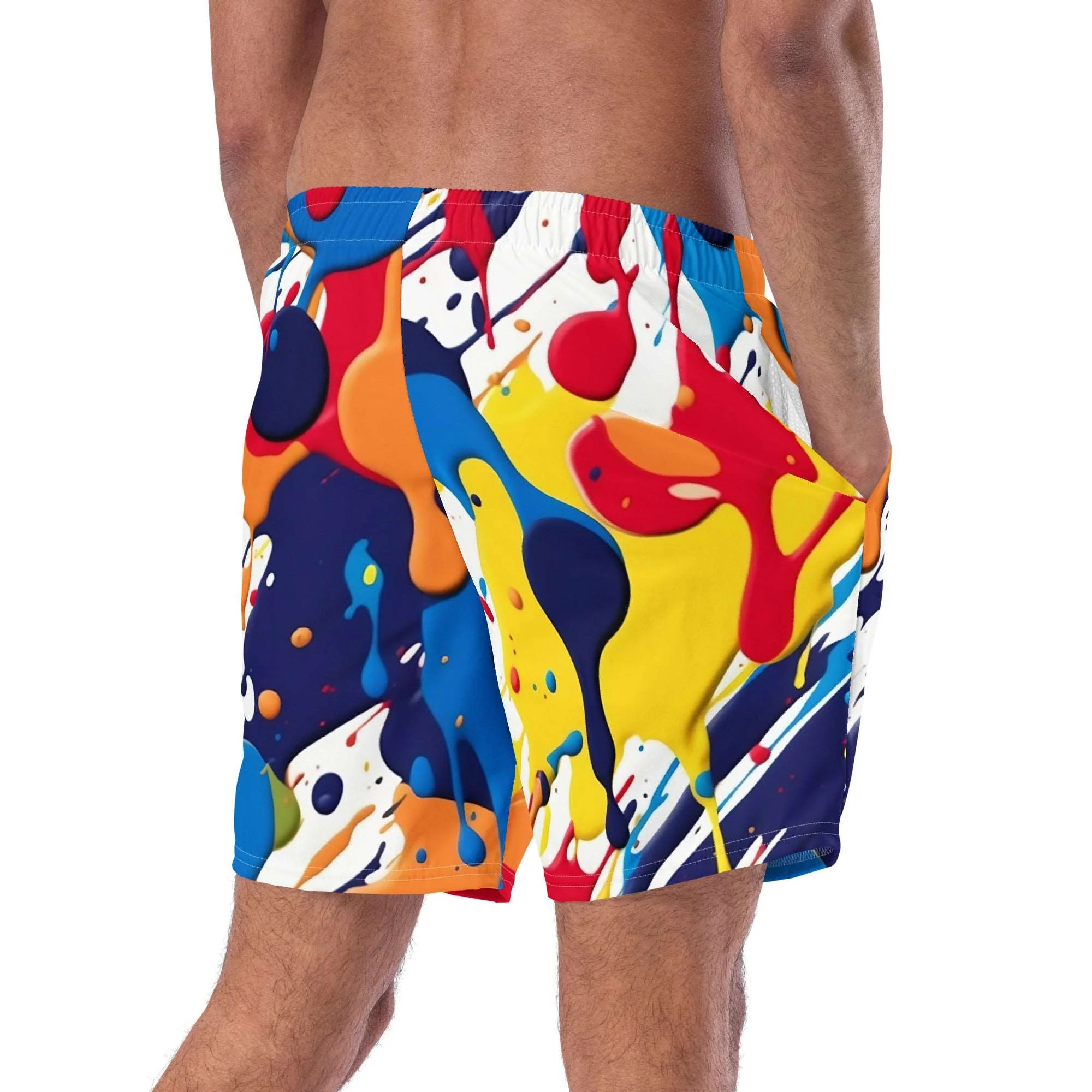 Paint Splashes Swim Shorts - Image 6