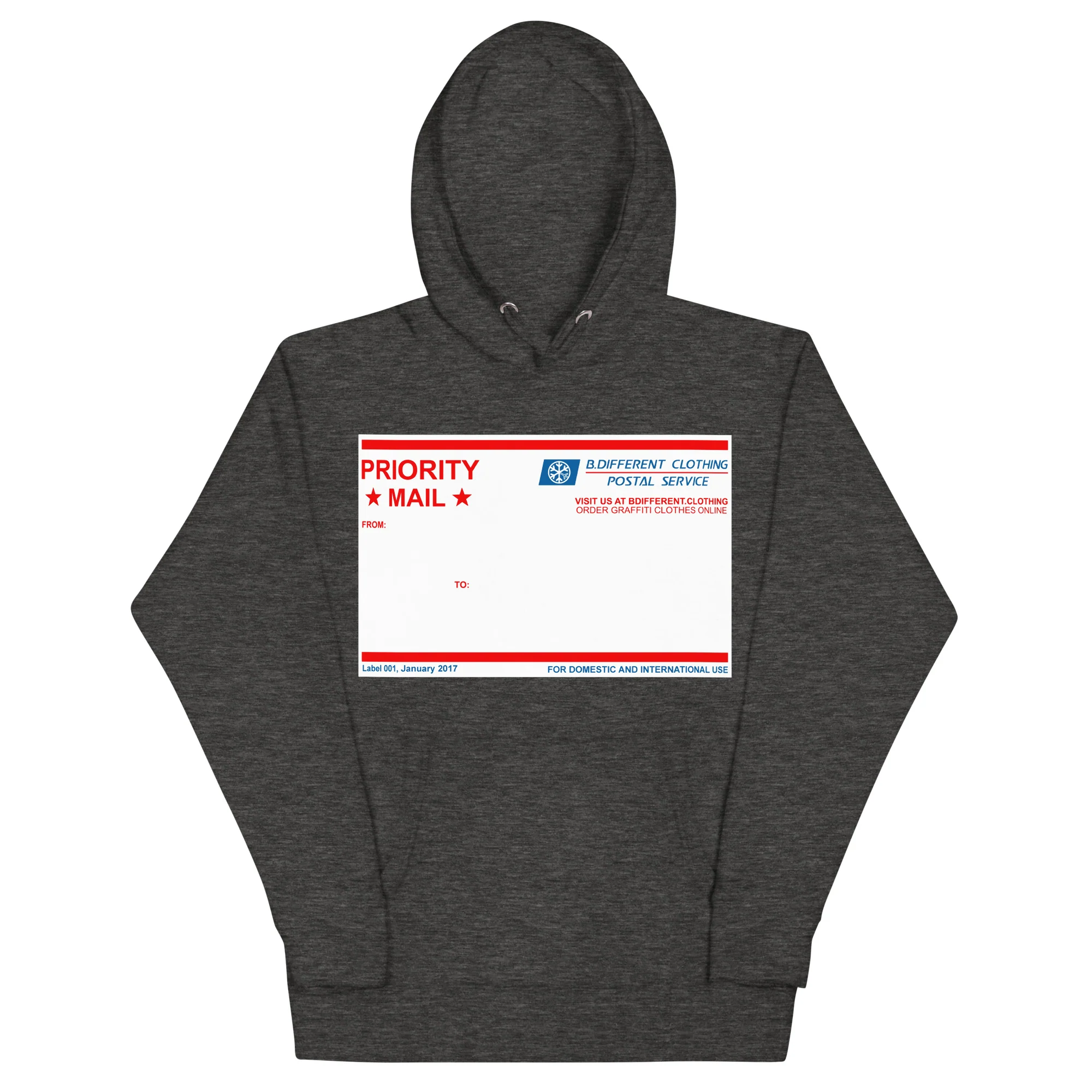 Priority Mail Sticker Graffiti Hoodie - Image 16