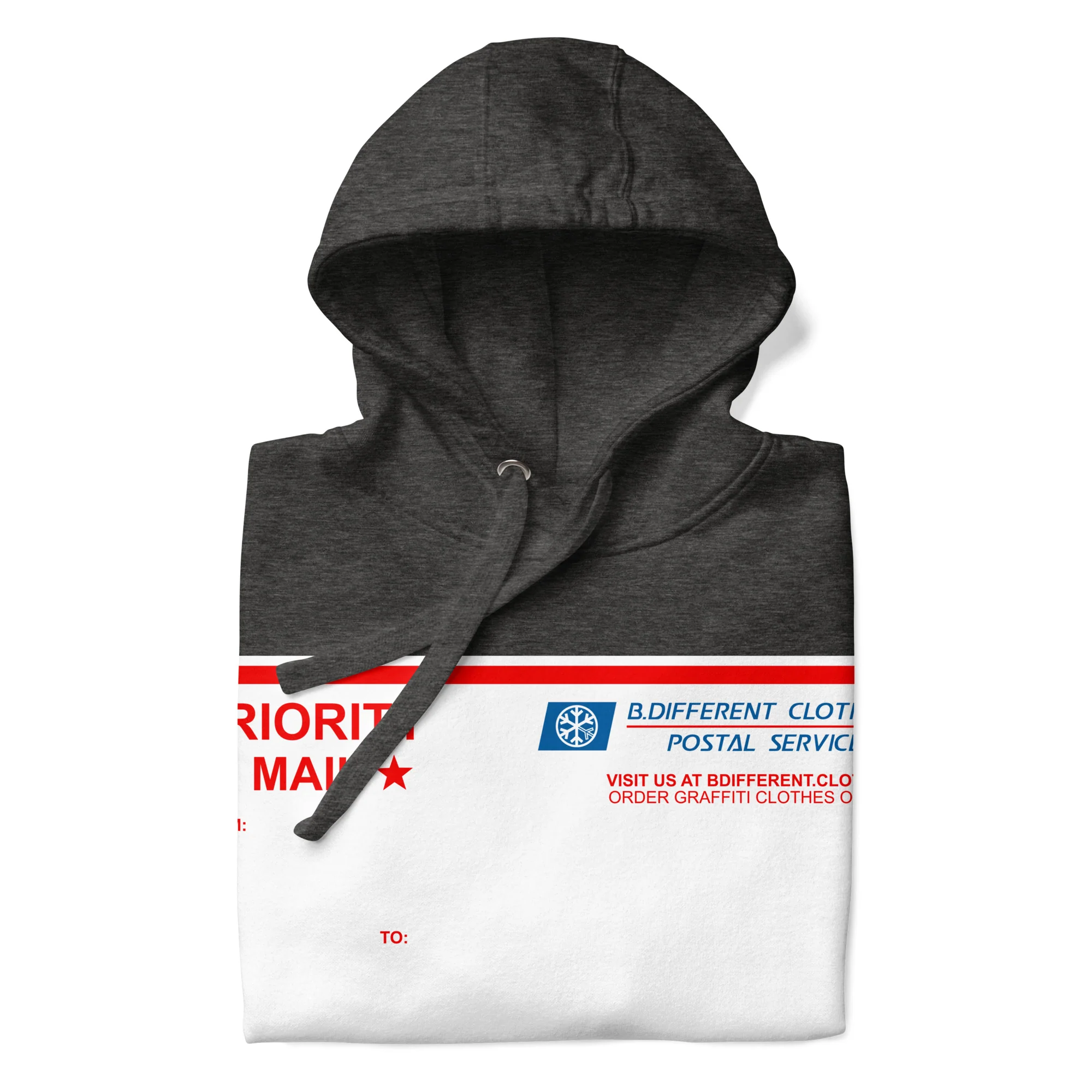 Priority Mail Sticker Graffiti Hoodie - Image 18