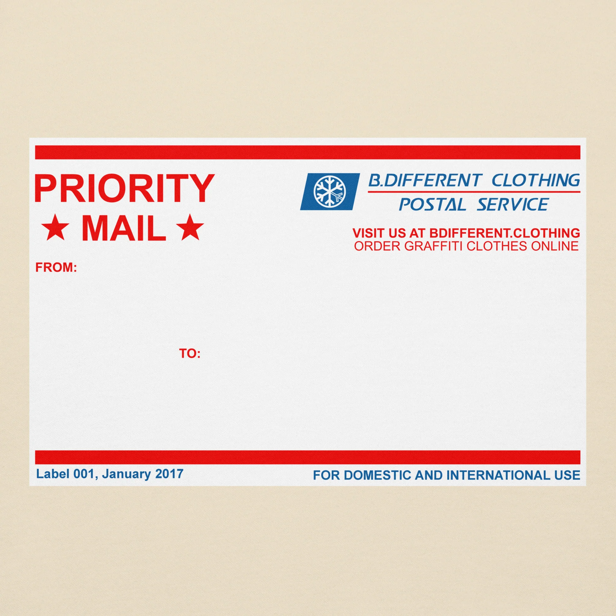 Priority Mail Sticker Graffiti Hoodie - Image 22
