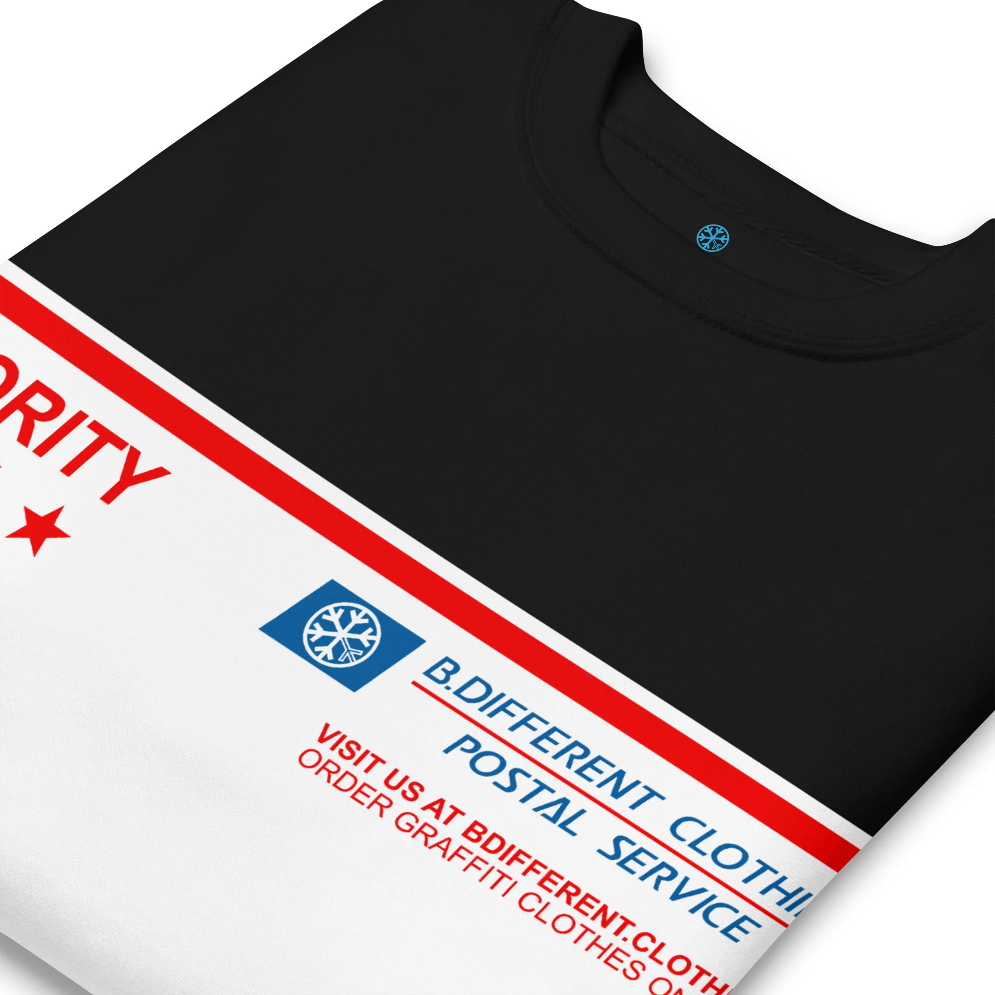 Priority Mail Sticker Graffiti Sweatshirt - Image 11