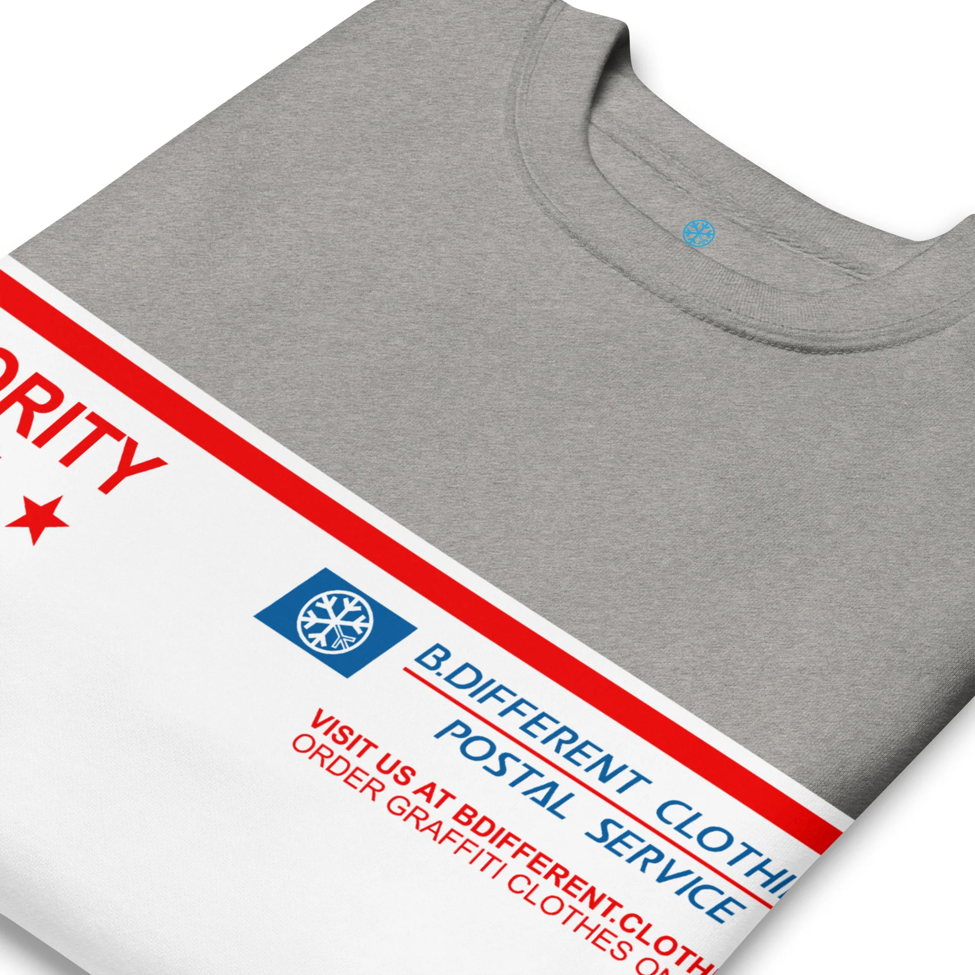 Priority Mail Sticker Graffiti Sweatshirt - Image 24