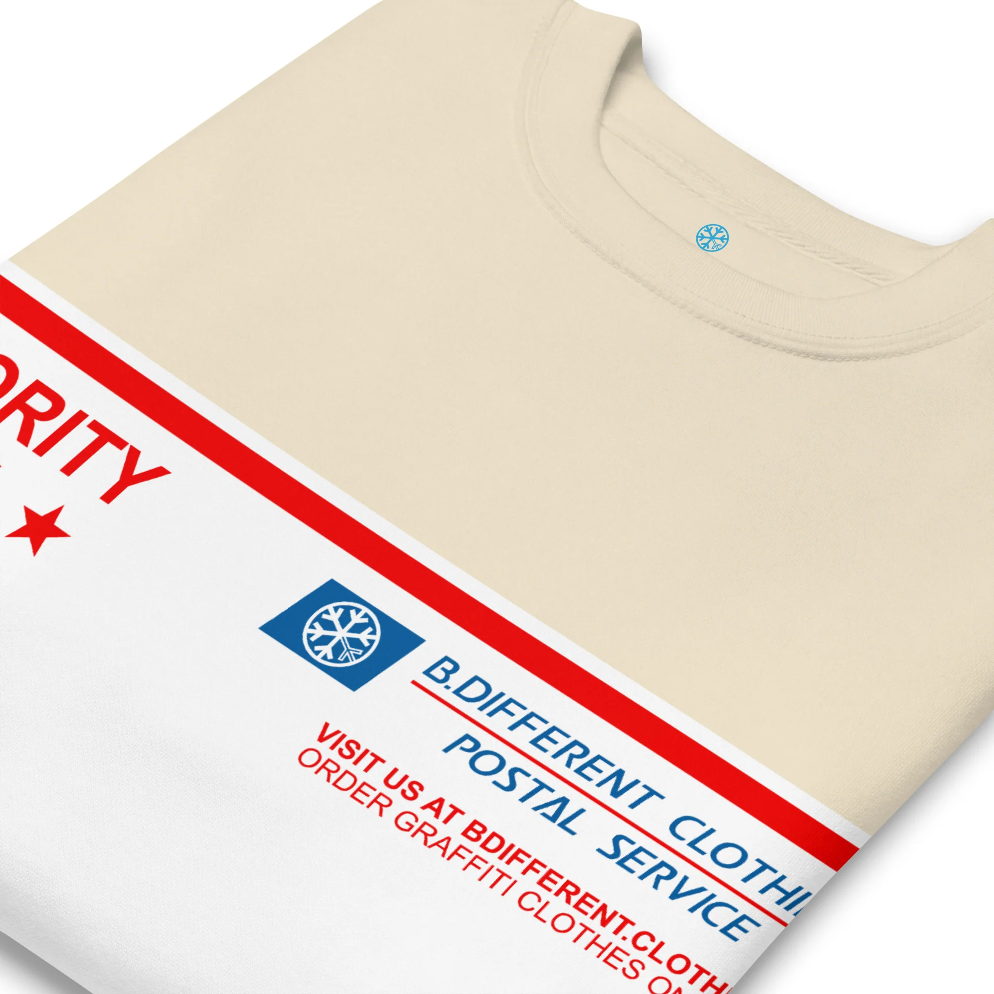 Priority Mail Sticker Graffiti Sweatshirt - Image 30