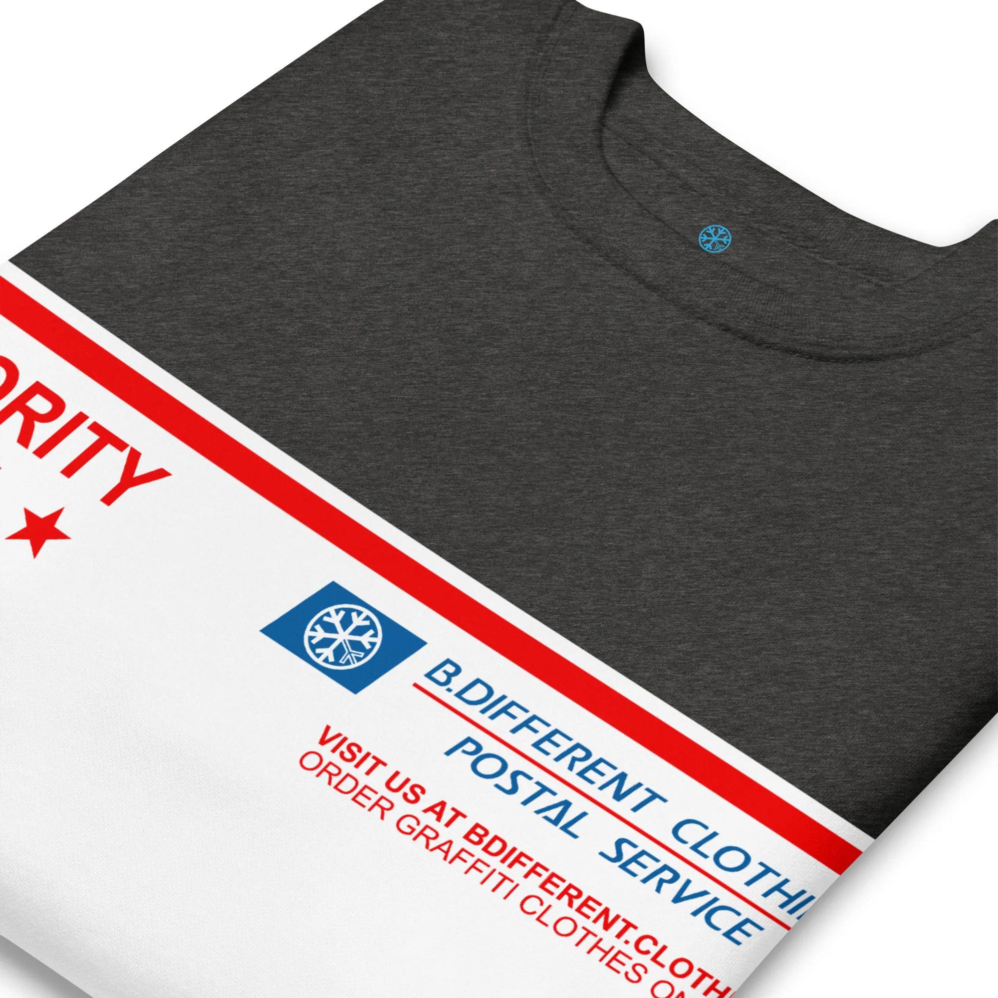Priority Mail Sticker Graffiti Sweatshirt - Image 6