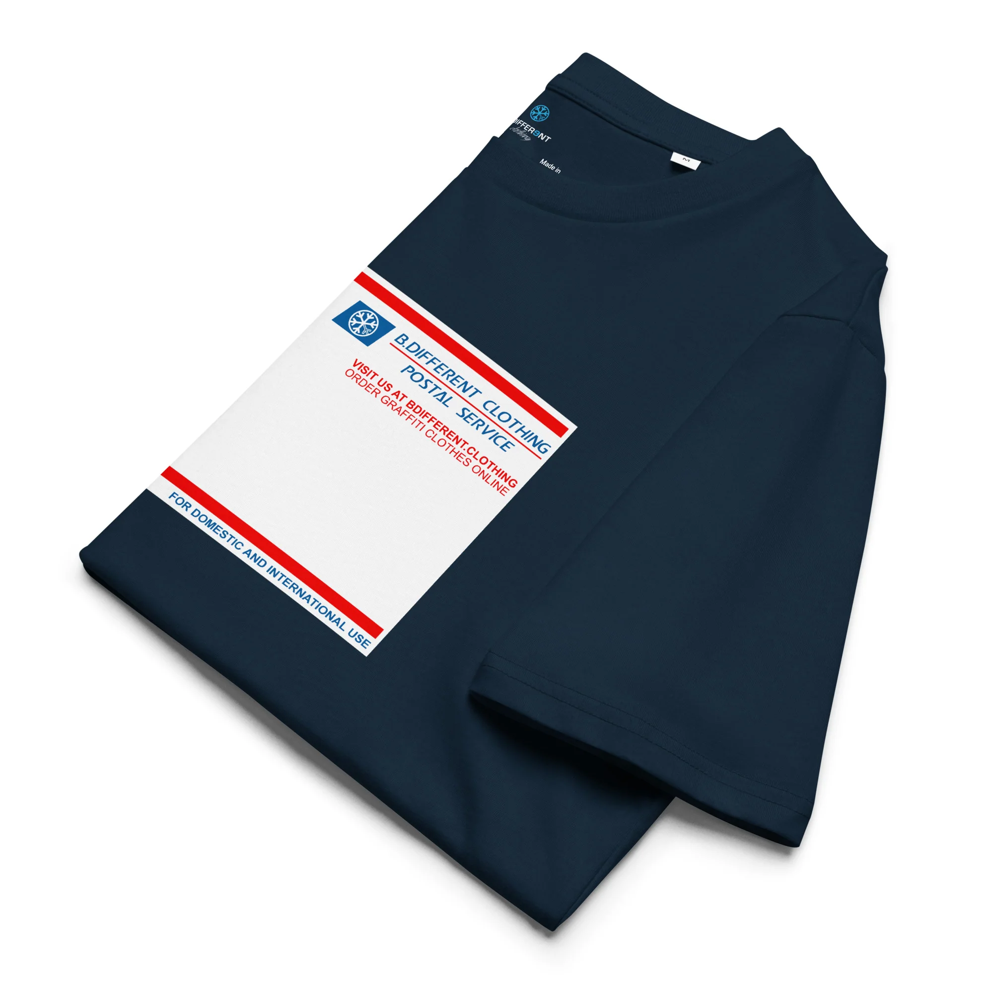Priority Mail Sticker Graffiti Tee - Image 12