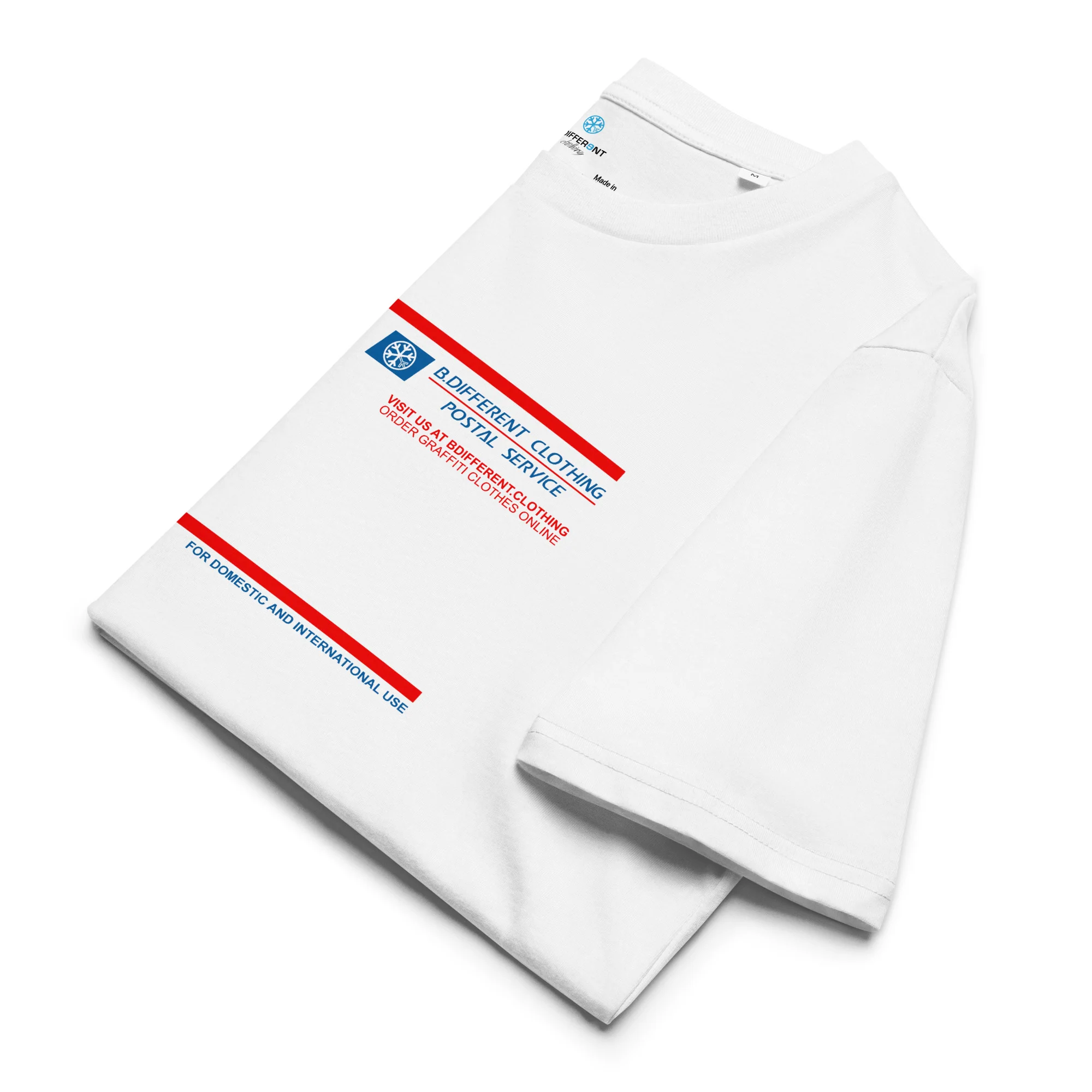 Priority Mail Sticker Graffiti Tee - Image 16